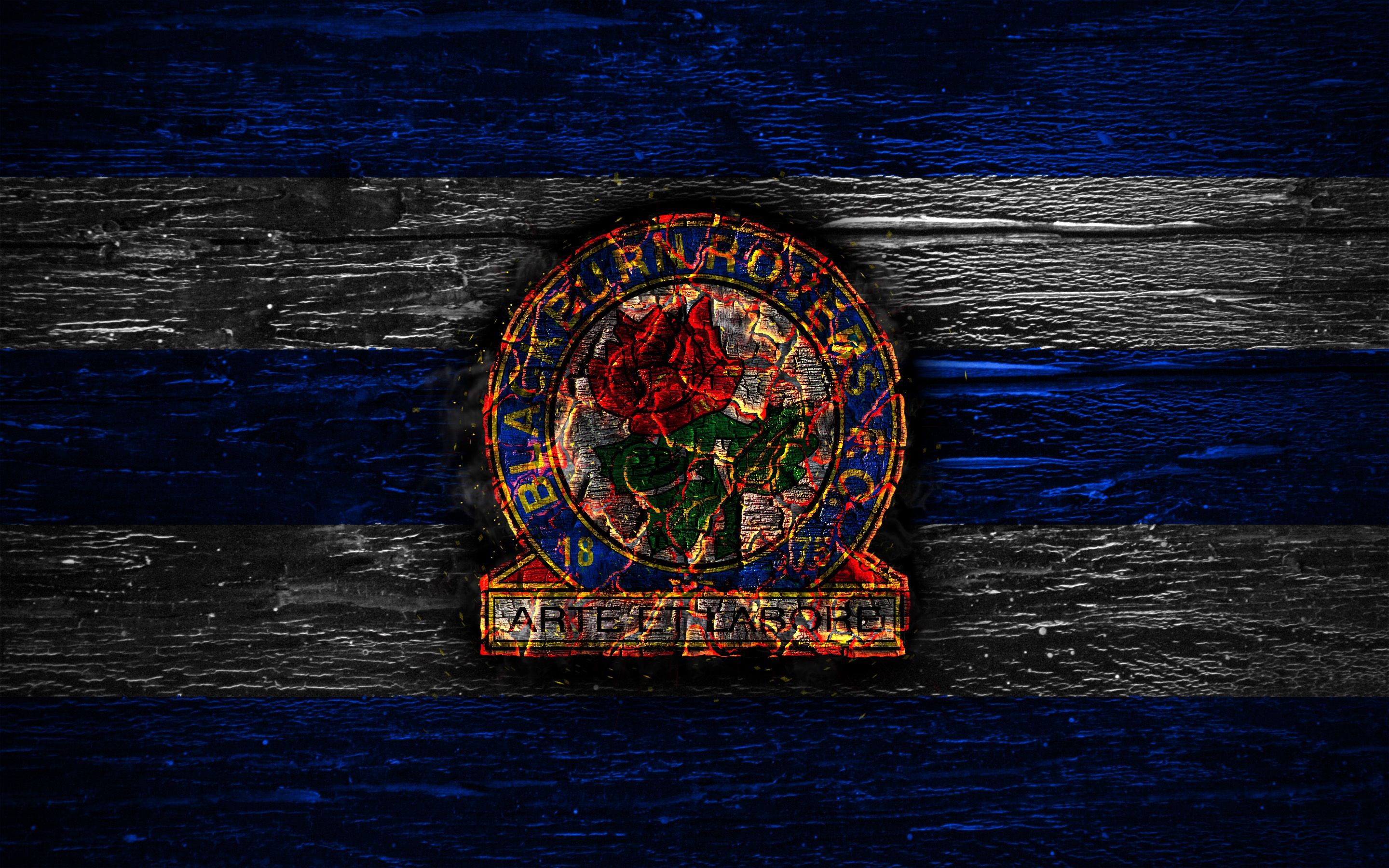 2880x1800 Phone wallpaper: Blackburn Rovers F C, Sports, Emblem, Logo, Soccer 453695