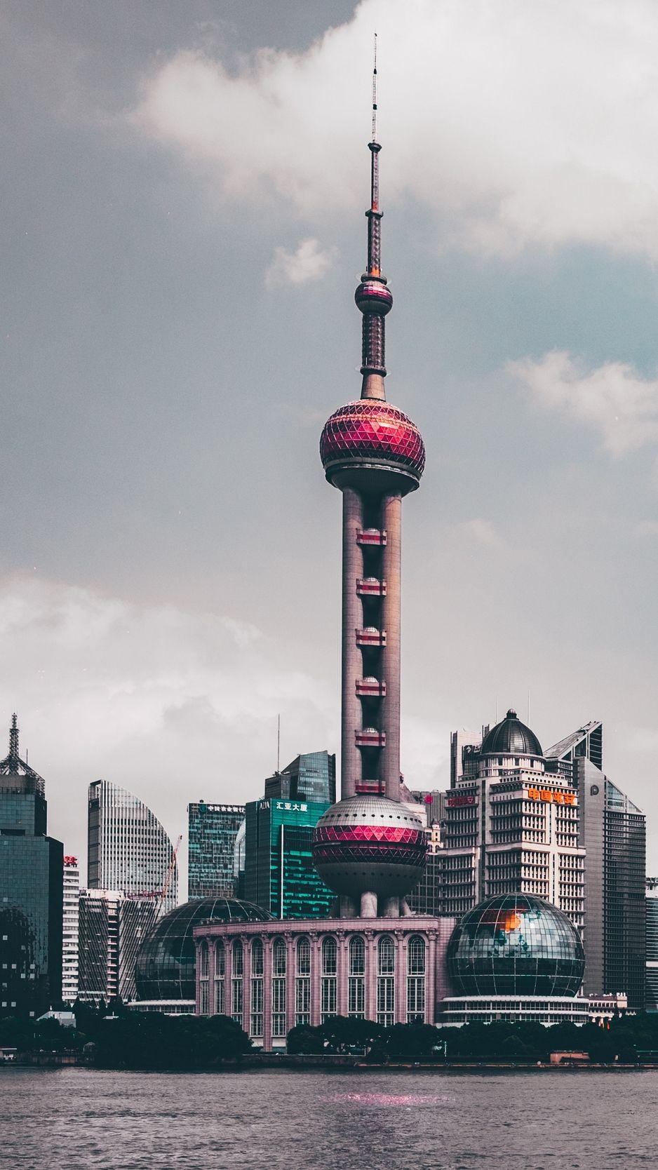 938x1668 Download wallpaper 938x1668 shanghai, china, skyscrapers iphone 8