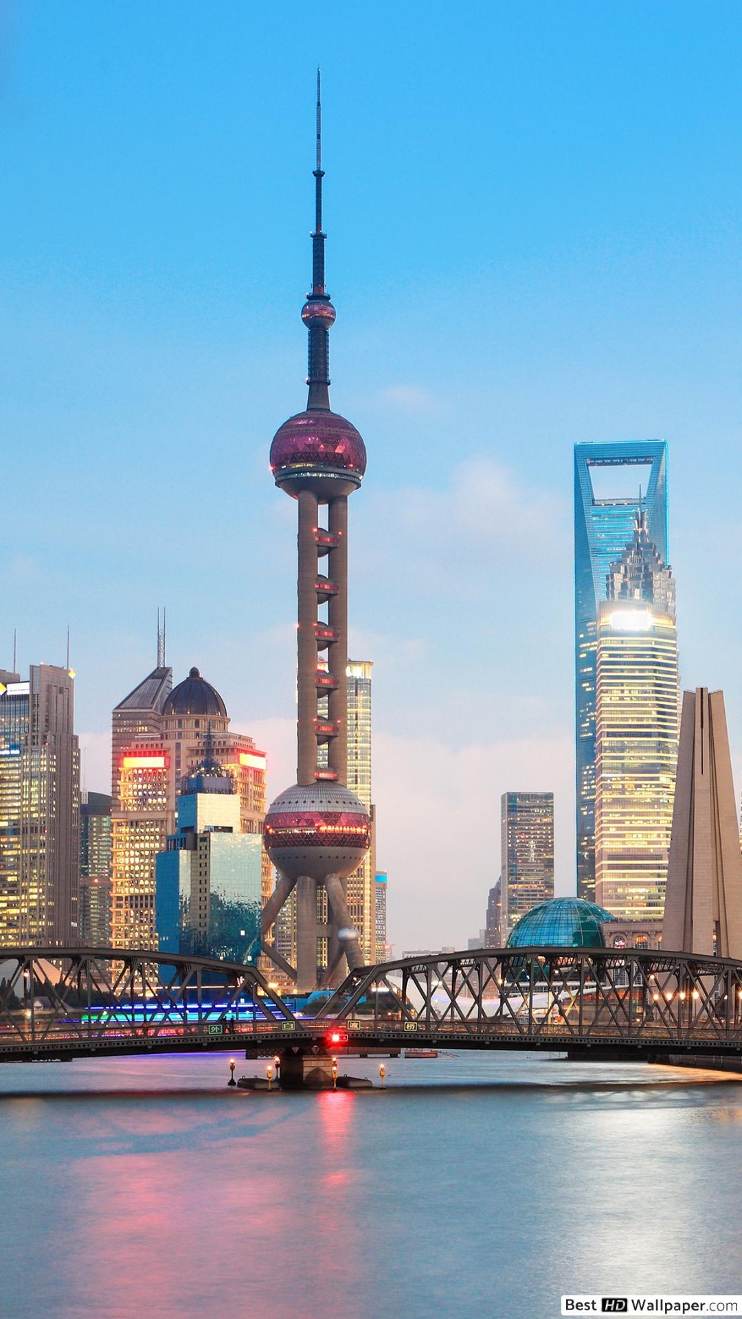 1080x1920 Shanghai HD wallpaper download