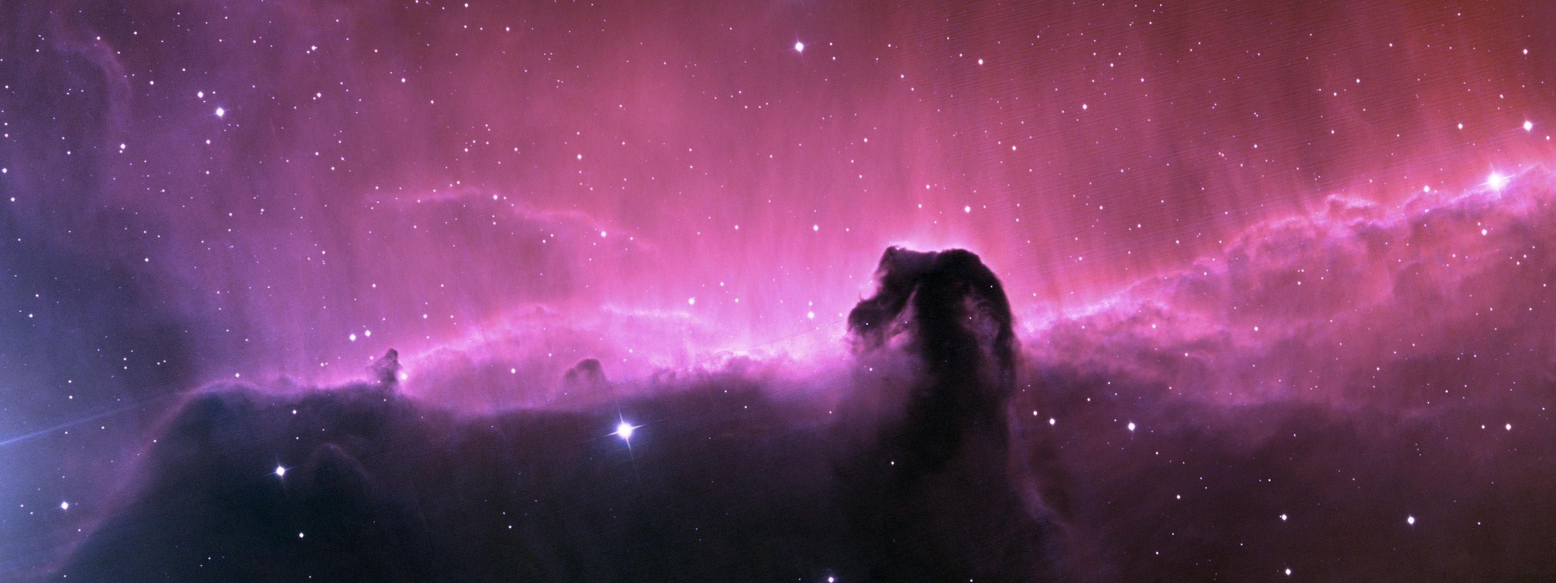 3200x1200 Nebula Desktop Background
