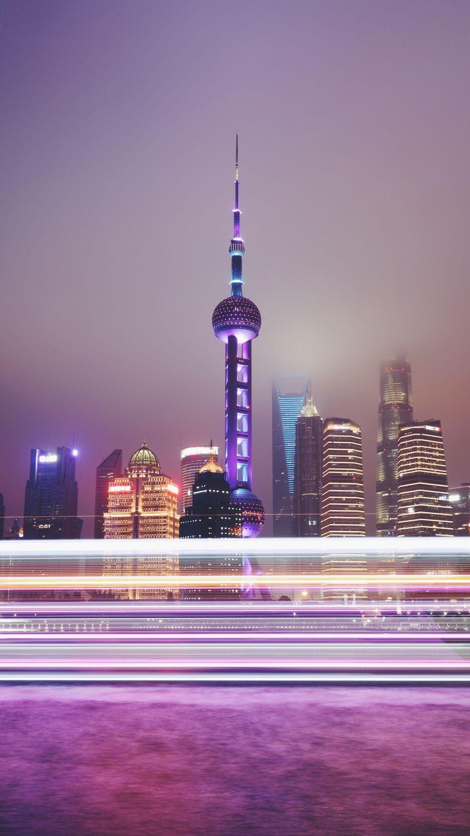 938x1668 Download wallpaper 938x1668 cityscape, architecture, lights, night