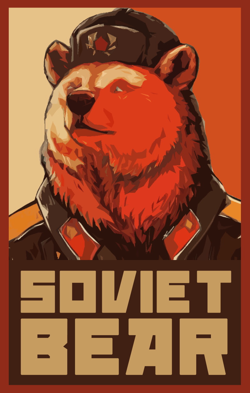 Gấu Liên Xô 800x1256 biết bạn đã có khoảng thời gian vui vẻ khi kỷ niệm tháng 10