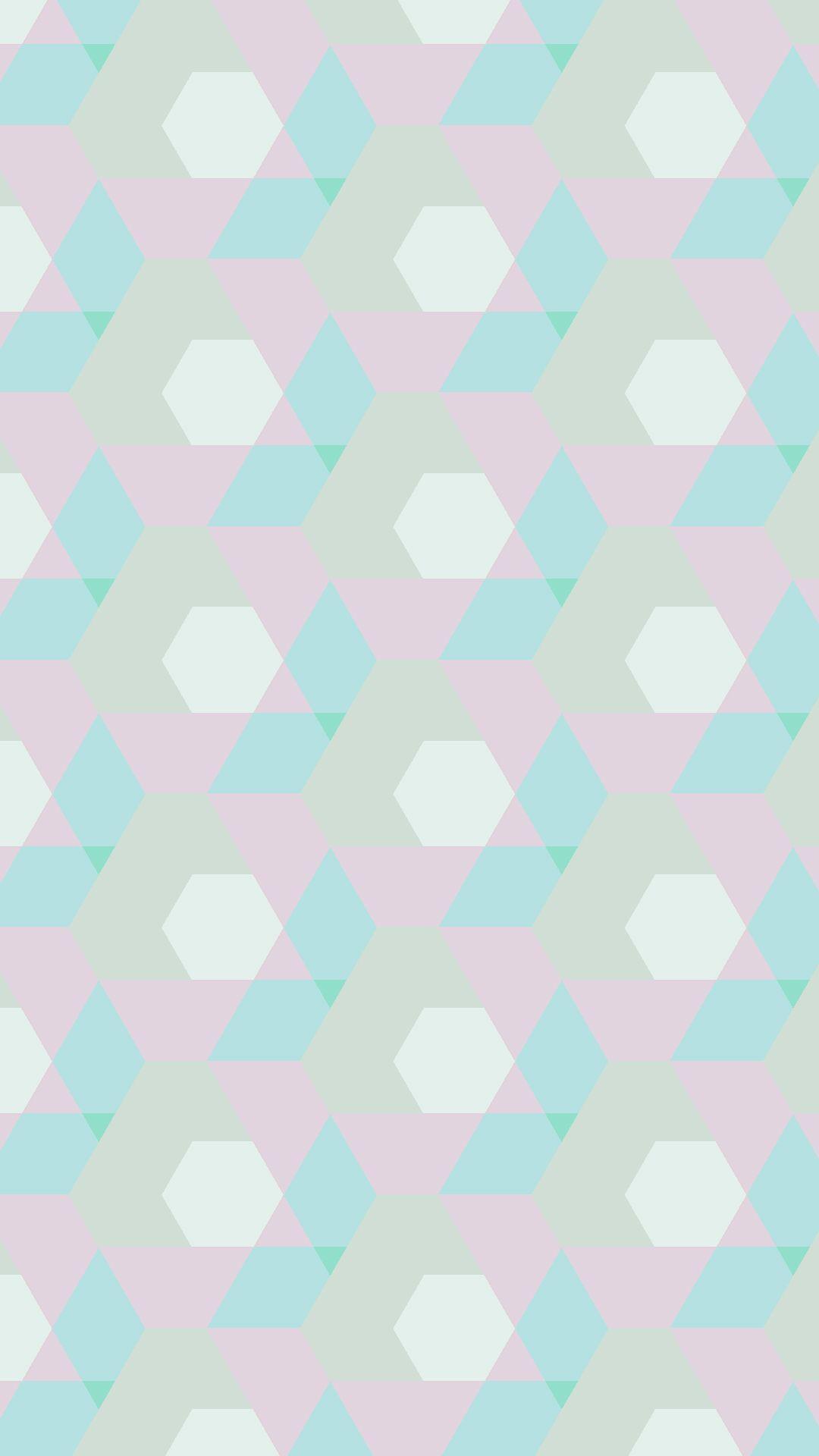 1080x1920 Geometric pattern Blue peach color. wallpaper.sc iPhone8Plus