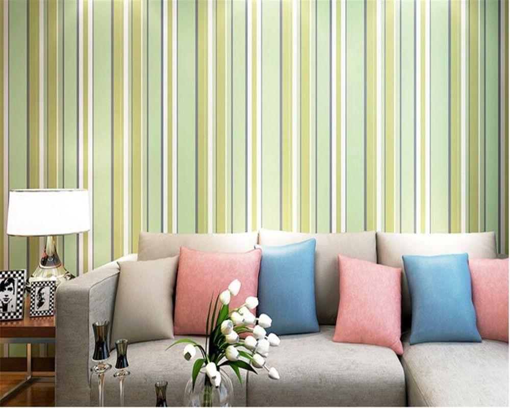 1000x800 beibehang Geometric vertical stripes paper wall paper simple