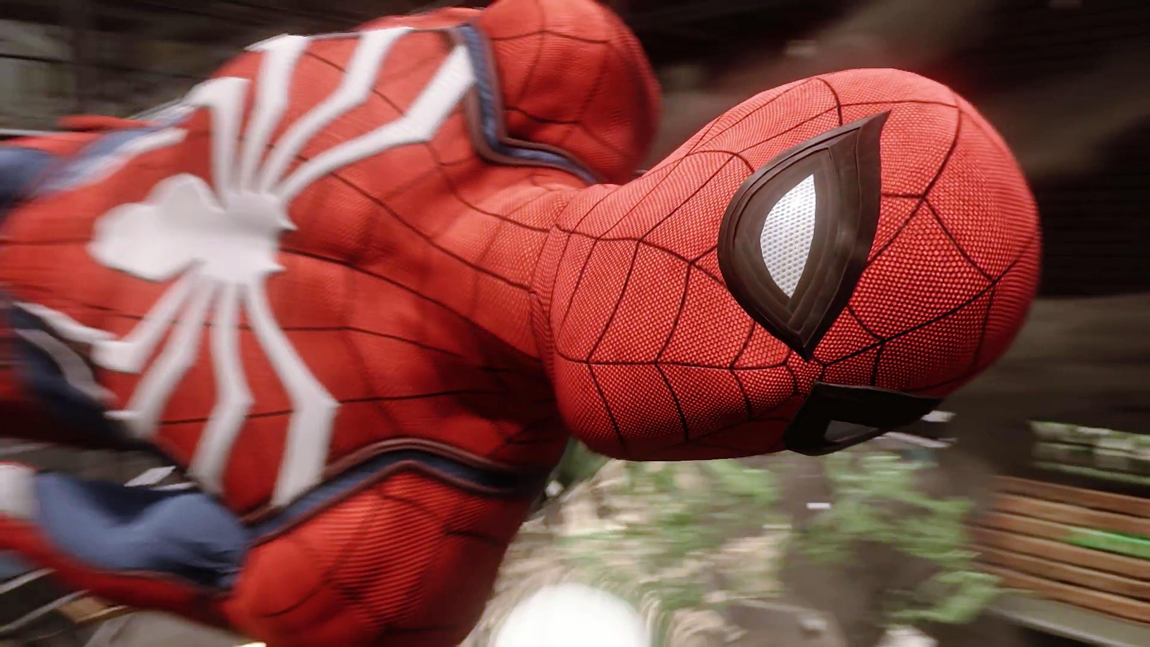 3840x2160 Spiderman PS4 Pro 4k Game 2018 spiderman wallpaper, ps games