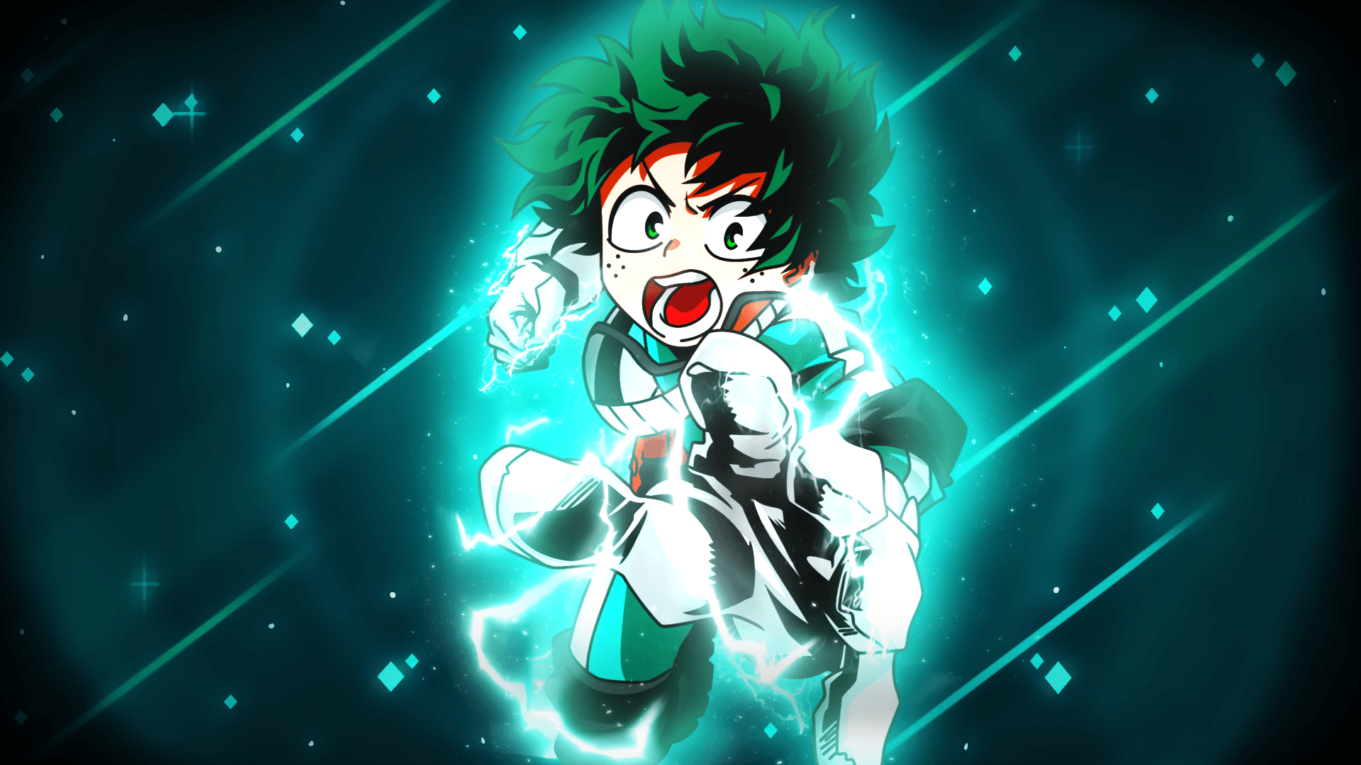 1920x1080 Villain Deku Wallpaper