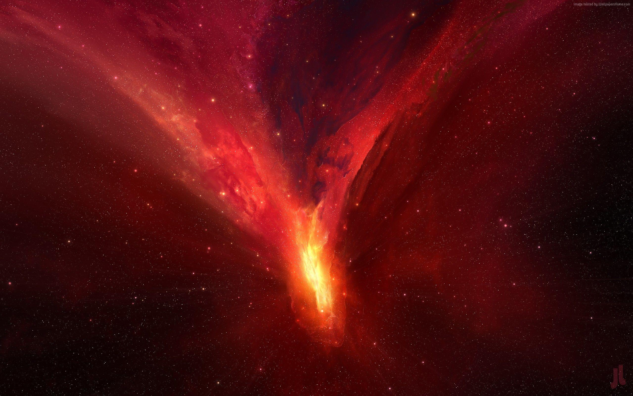 2560x1600 Wallpaper Horsehead Nebula, red, HD, Space