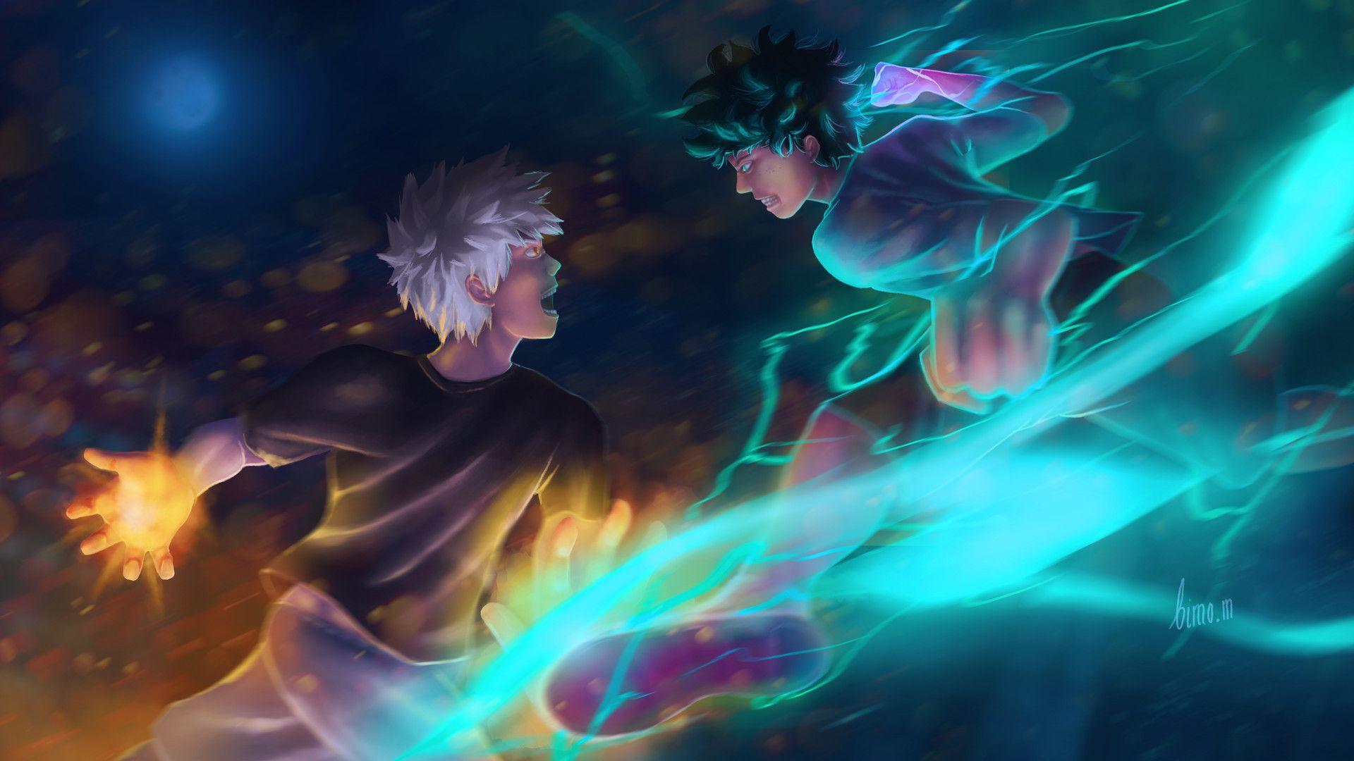 1920x1080 Deku vs Kacchan, Bimo Maliki