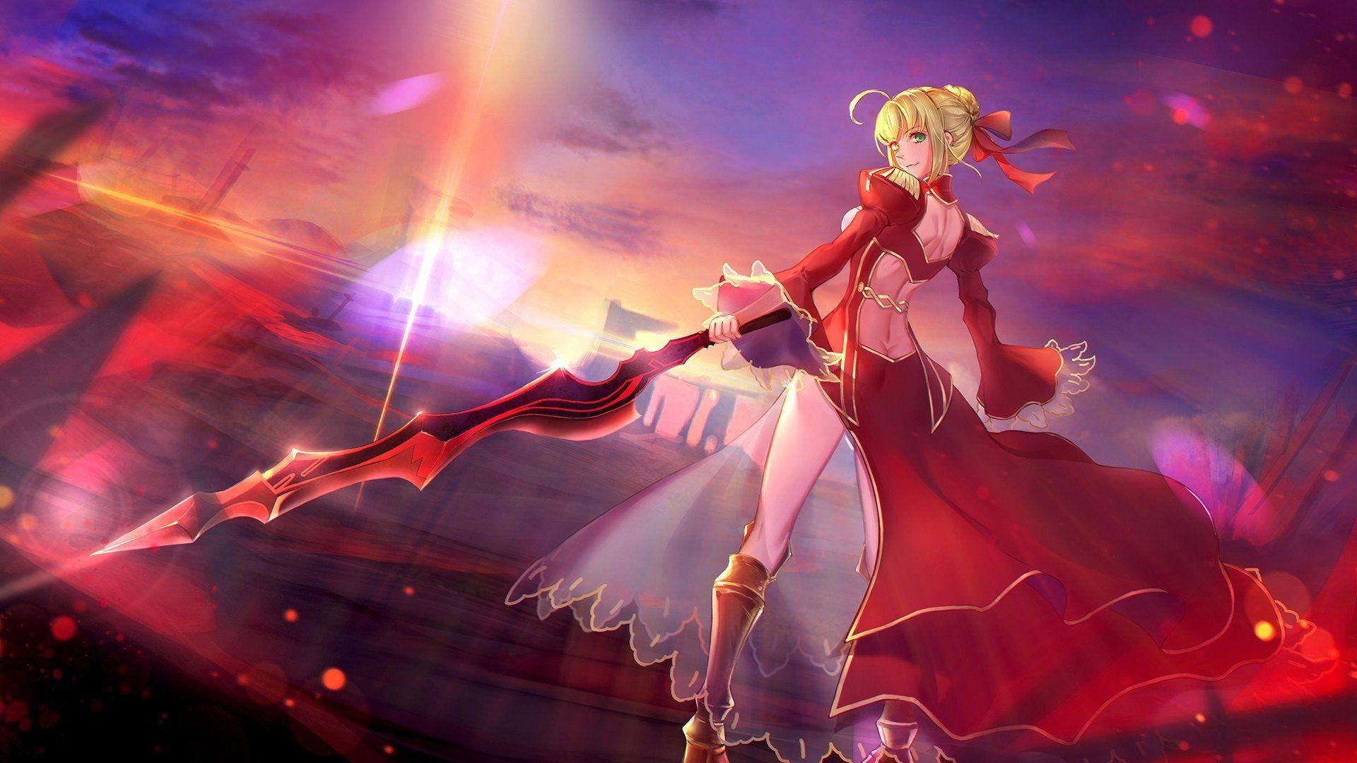 Fate Extra Last Encore Wallpapers Top Free Fate Extra Last Encore Backgrounds Wallpaperaccess