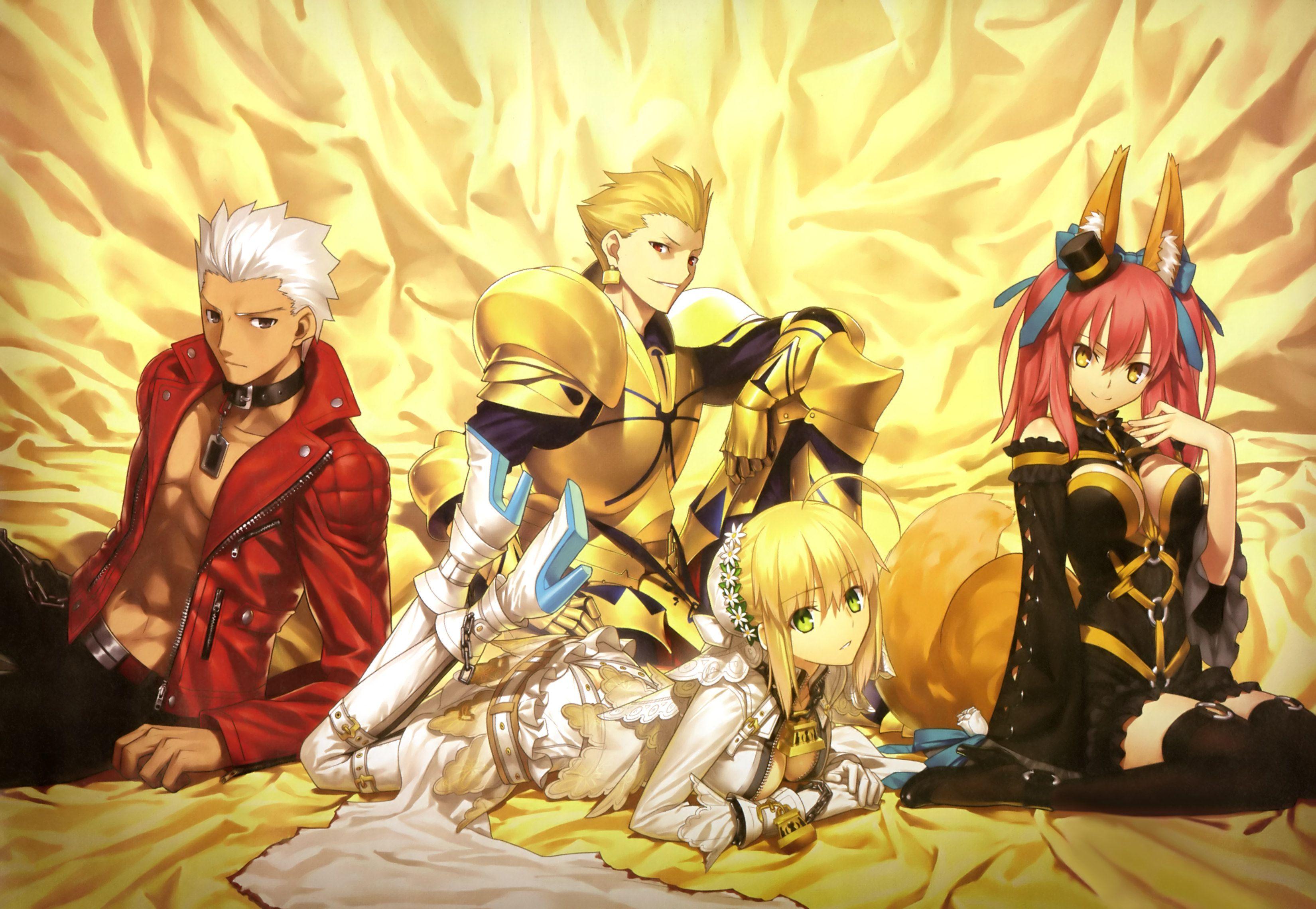 Fate/stay night,Fate/EXTRA【アーチャー,キャスター（Fate/EXTRA）,セイバー・ブライド,セイバー（Fate ...