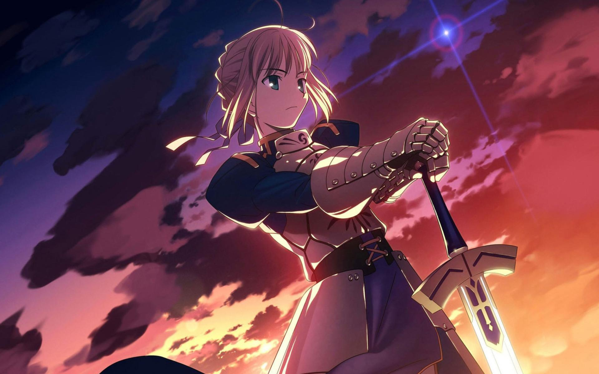 1920x1200 Fate Stay Night Saber Wallpaper