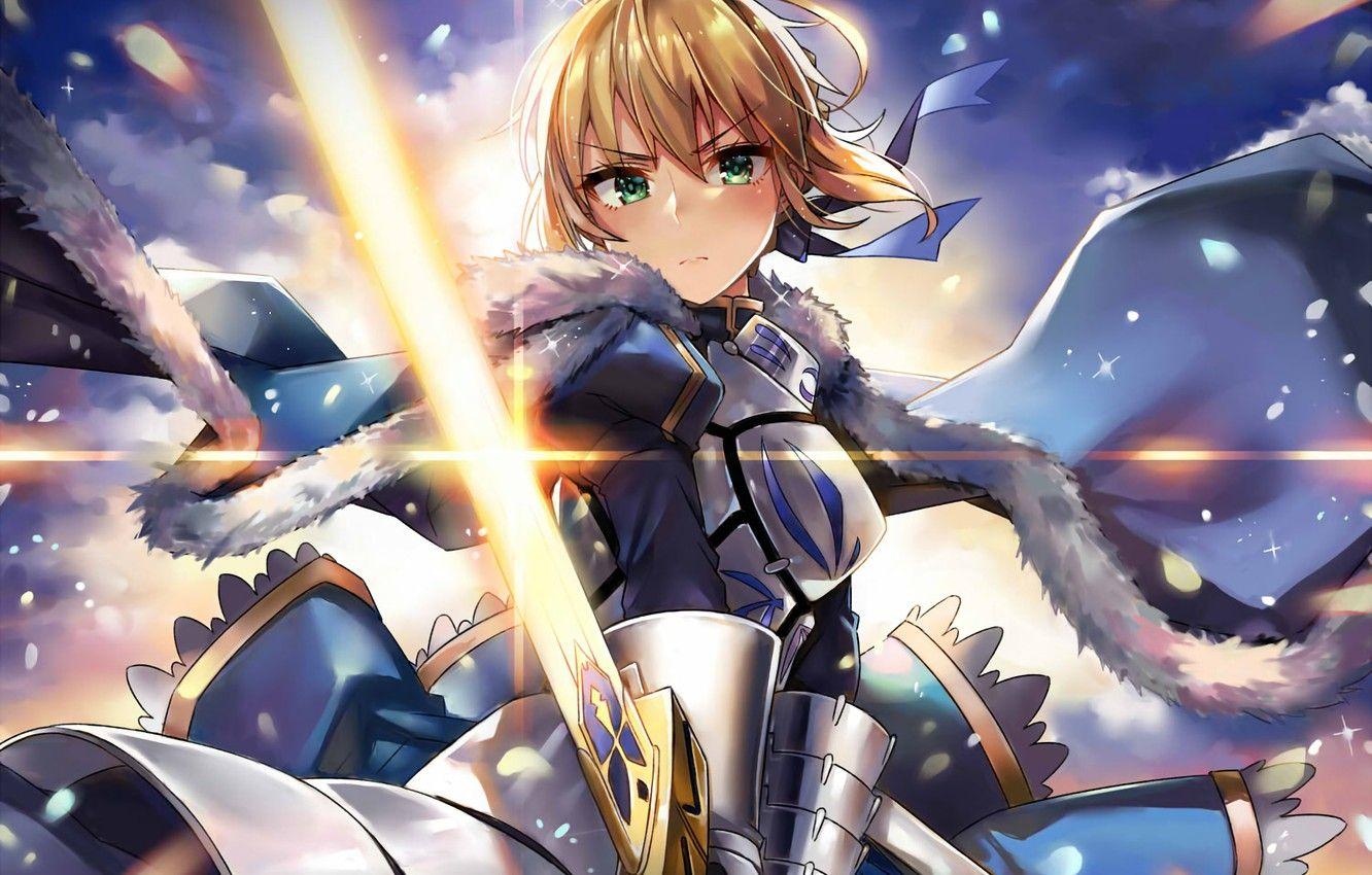 1332x850 Wallpaper sword, the saber, Fate stay night, Fate / Stay Night
