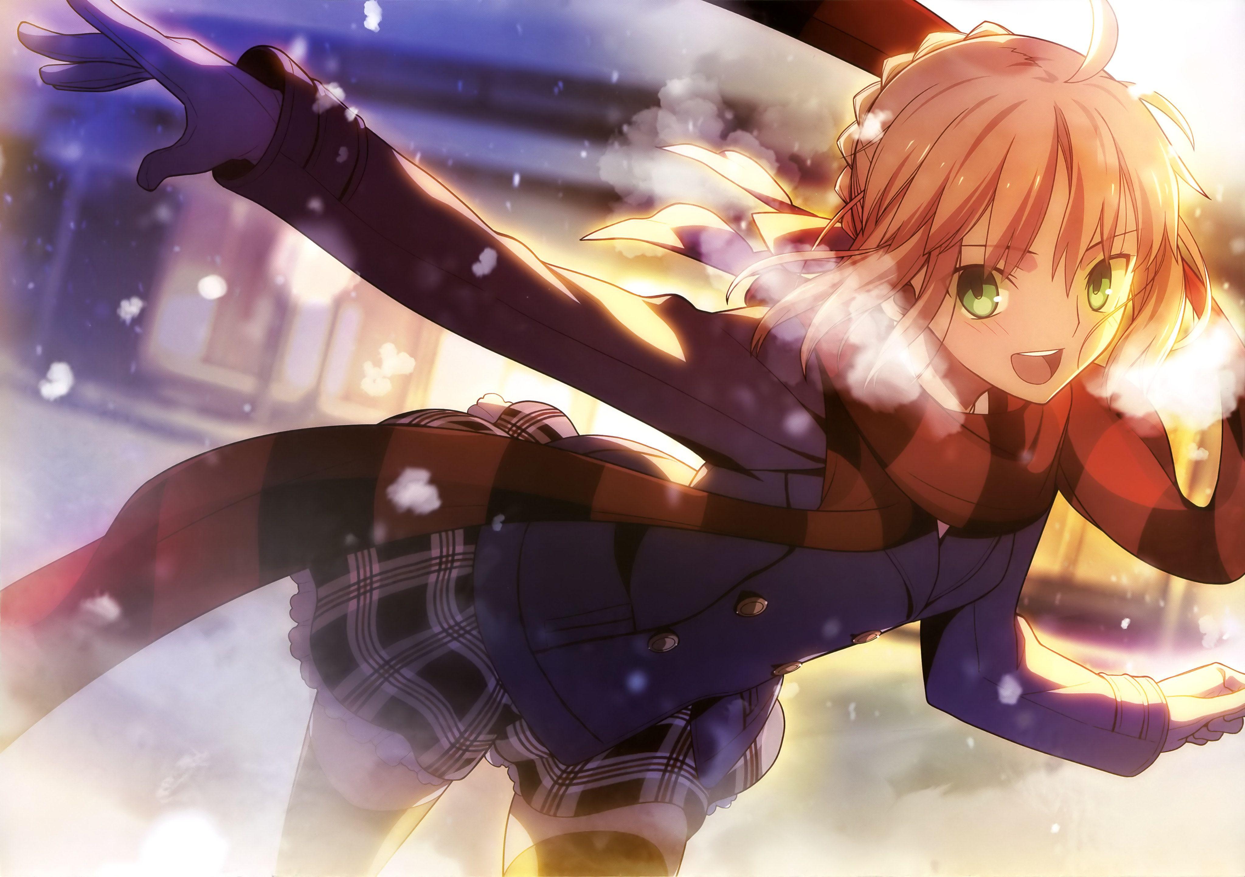 4095x2887 Saber (Fate Series) HD Wallpaper