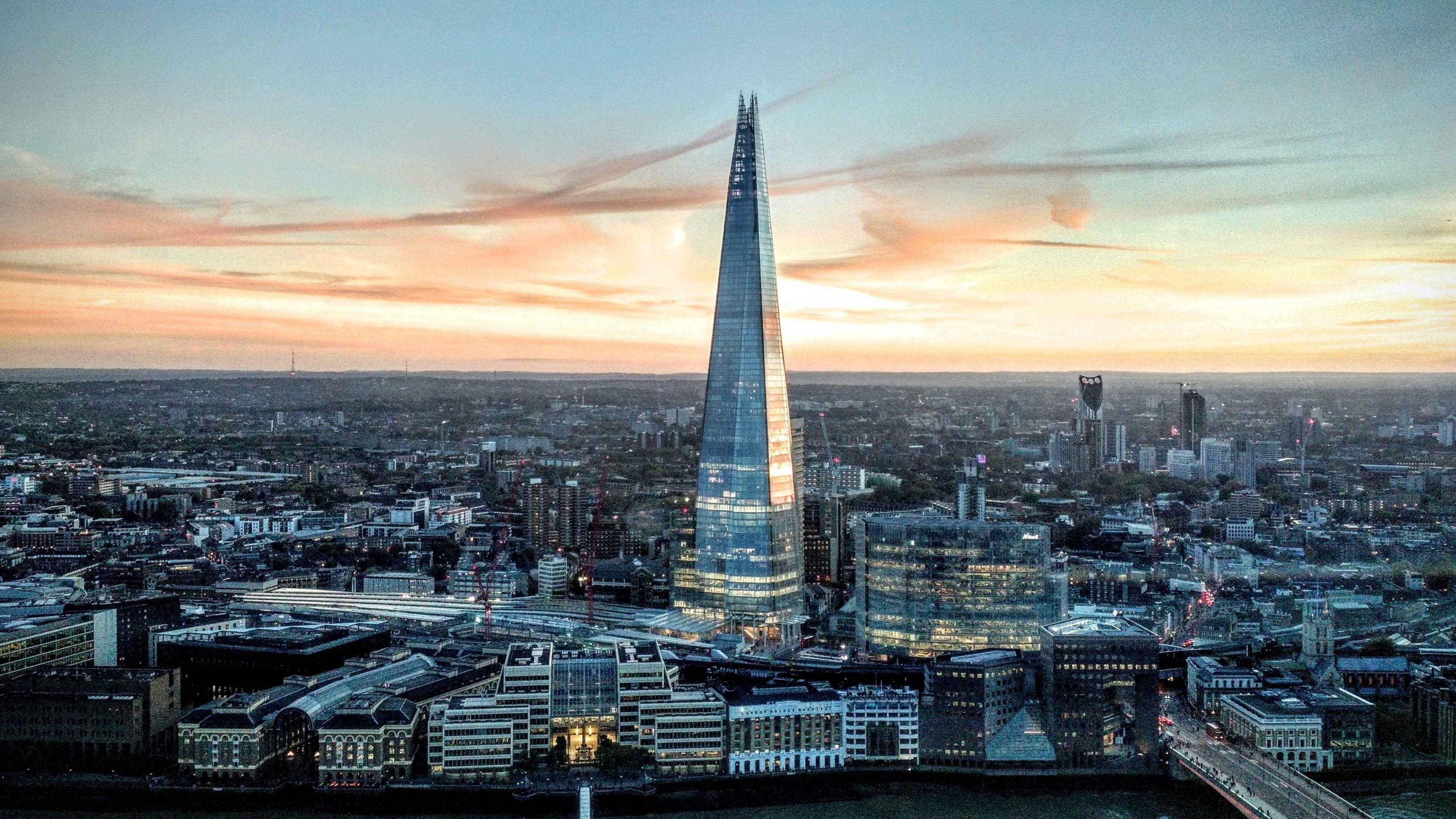 3840x2160 The Shard Skyscraper In London England 4k Wallpaper