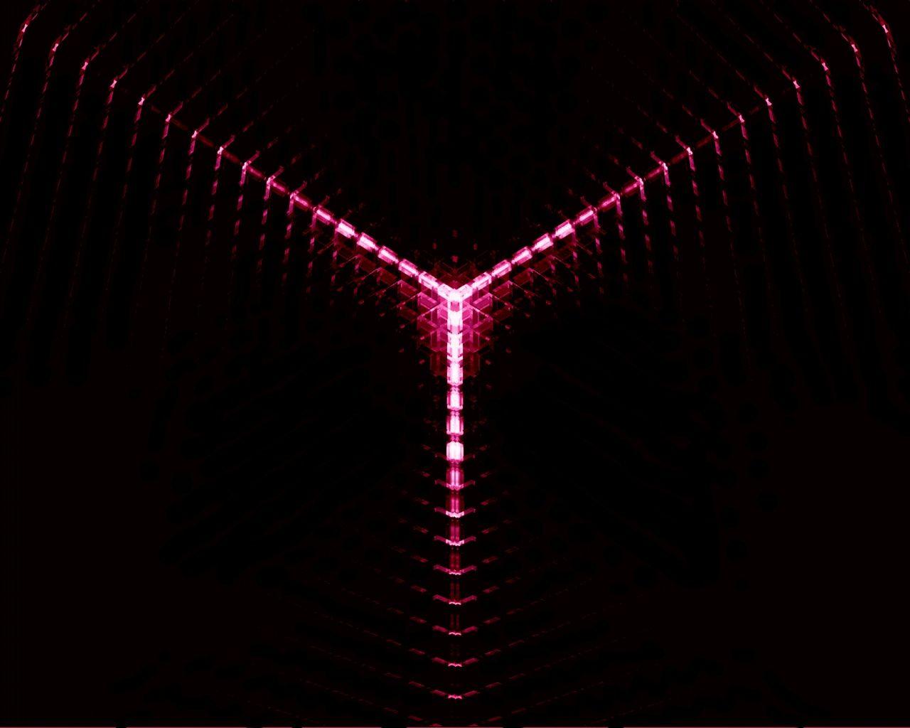 1280x1024 Red Neon Lights desktop PC and Mac wallpaper