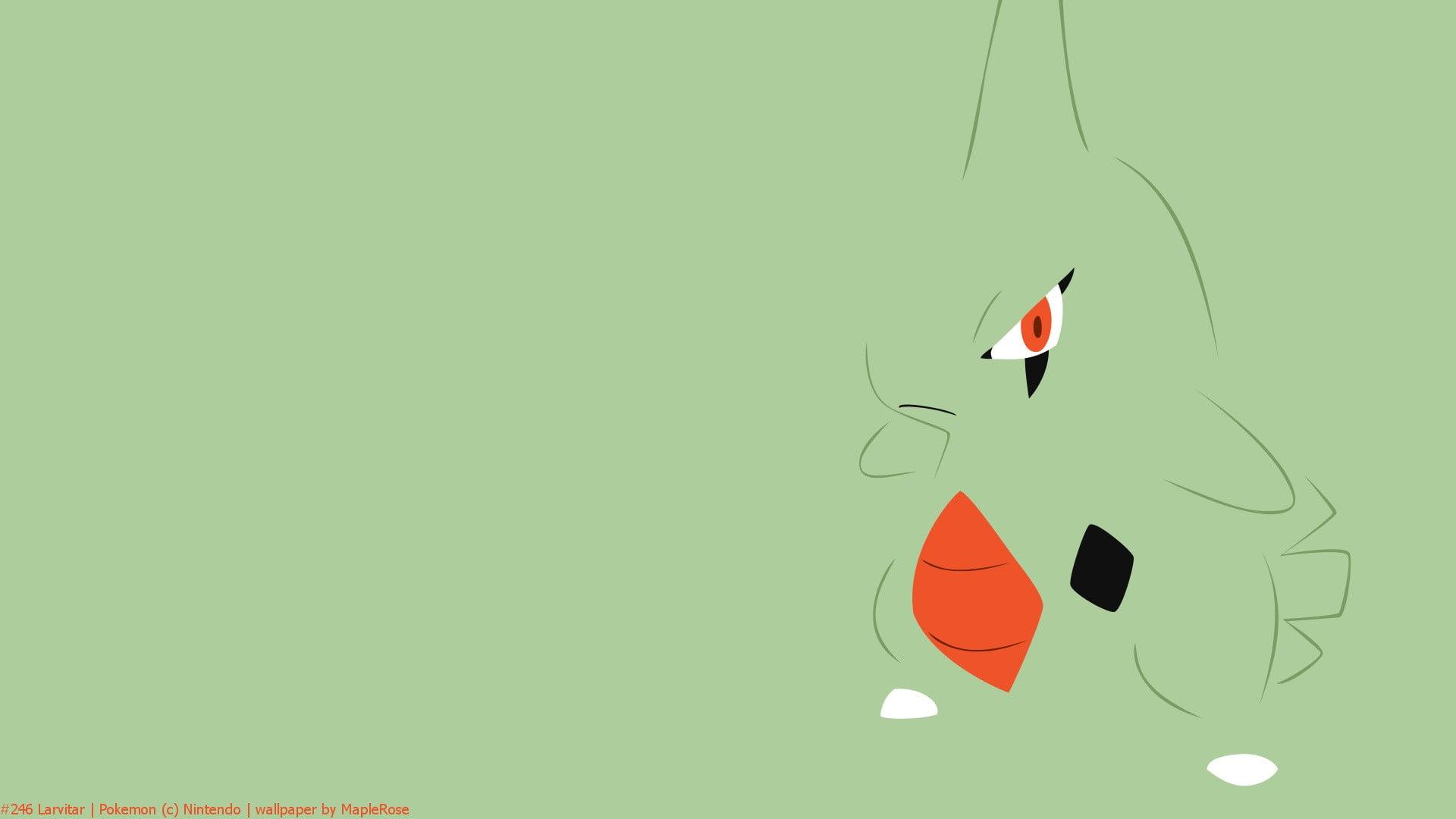 1920x1080 Larvitar evolutions from Pokemon, Pokémon, Tyranitar, Larvitar