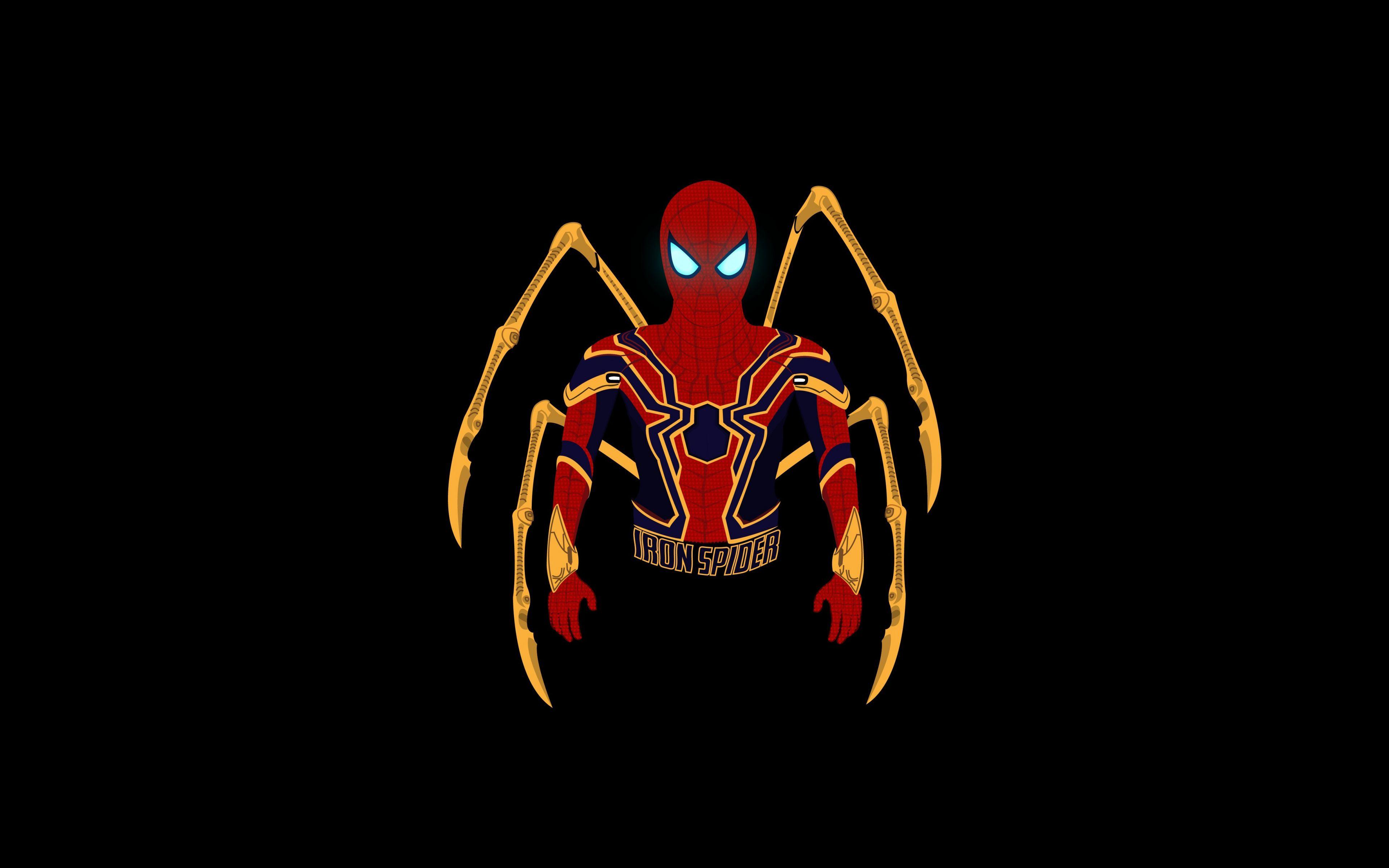 3840x2400 Download 3840x2400 Wallpaper Iron Suit, Spider Man, Marvel