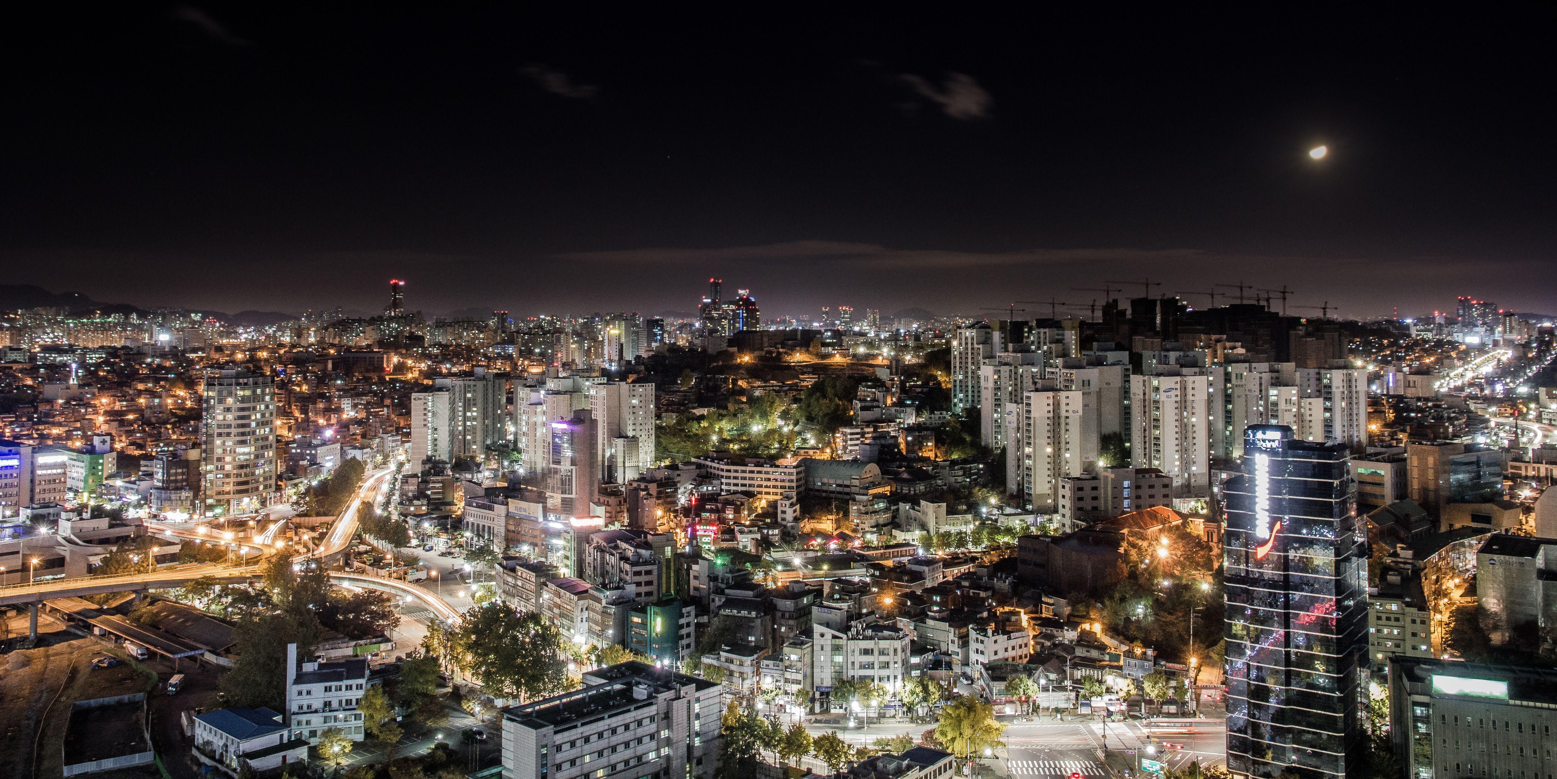 5183x2594 Seoul Wallpaper, Picture, Image