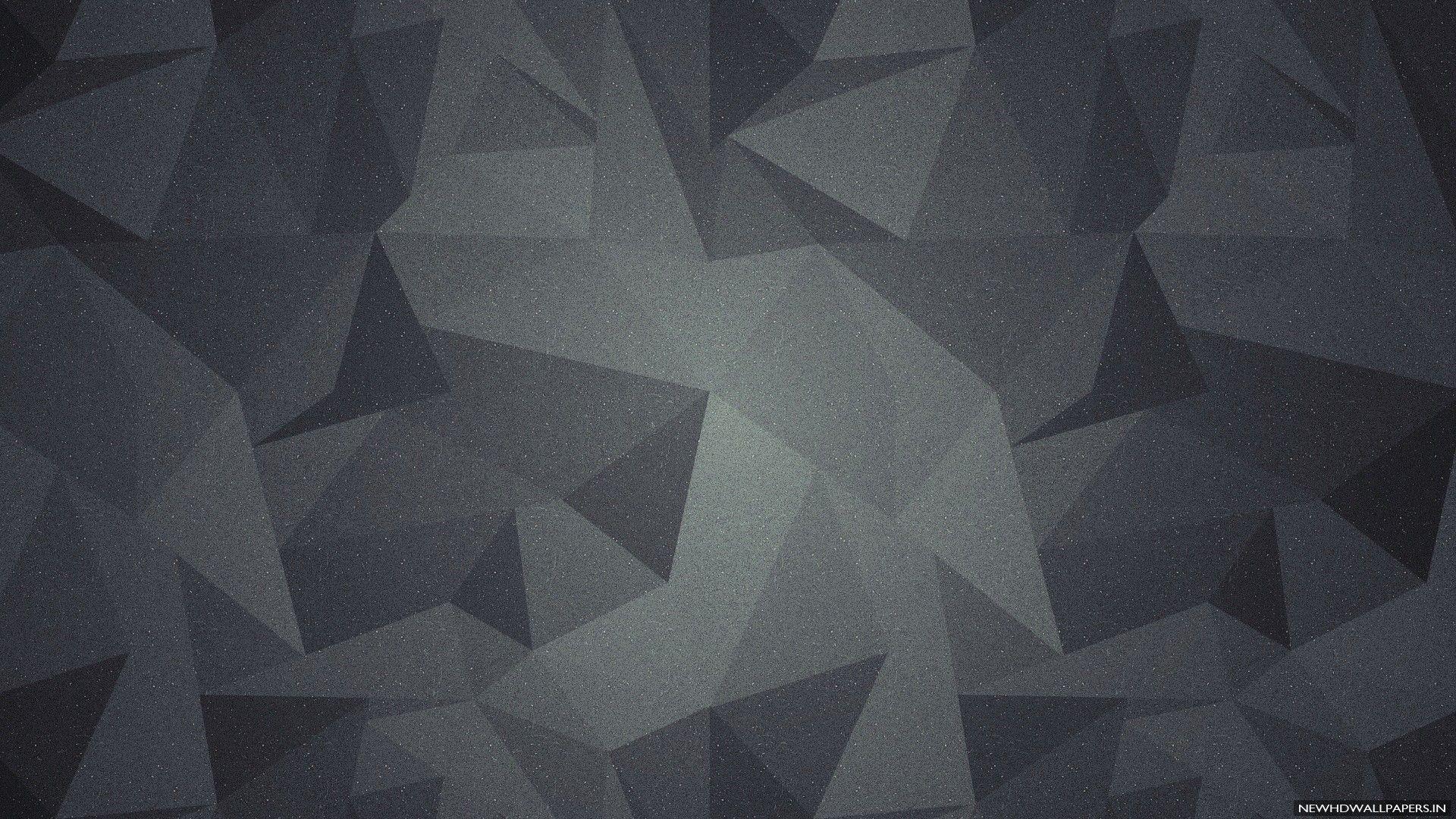 1920x1080 3D Geometric Abstract Shapes Dark Background Geometric