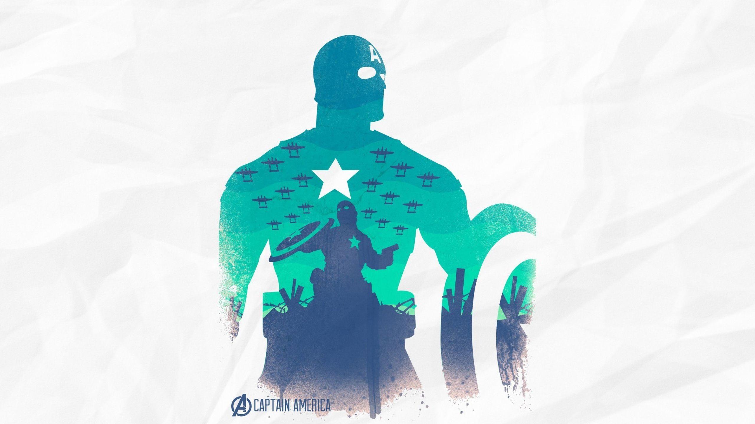 2560x1440 The Avengers Captain America Art 1440P Resolution HD 4k