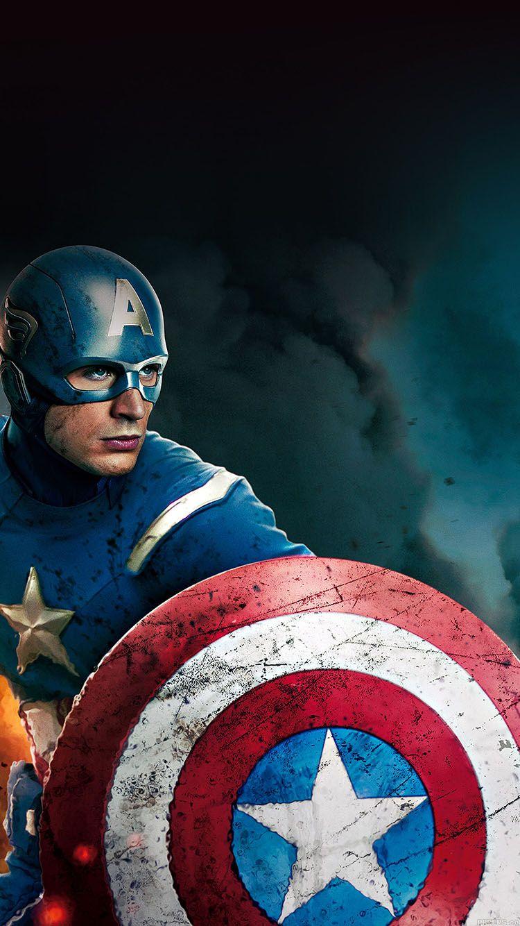 750x1334 iPhone 6 Wallpaper captain america avengers illust film