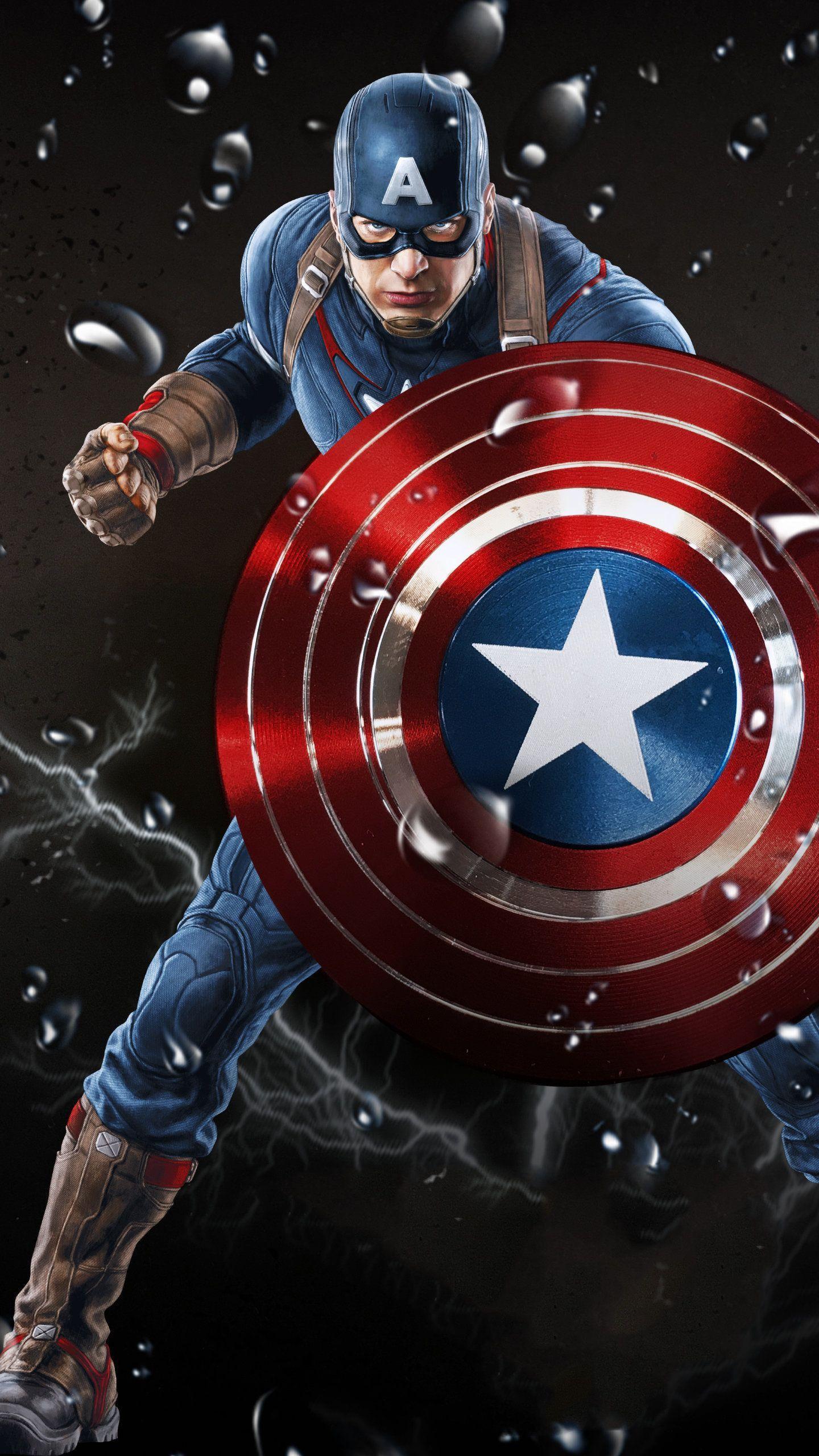 Captain America Art Wallpapers Top Free Captain America Art Backgrounds Wallpaperaccess 