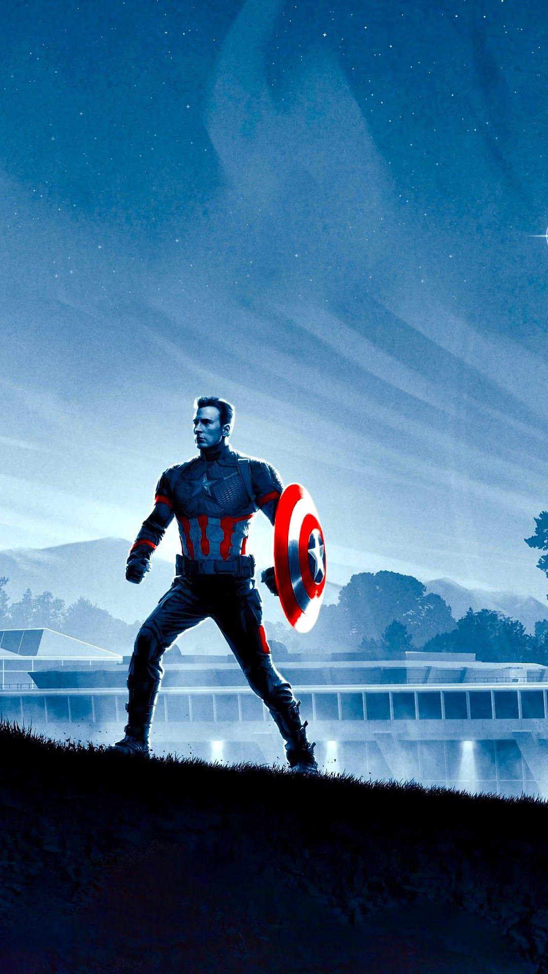1080x1920 Avengers: Endgame Thor Captain America 4K Wallpaper