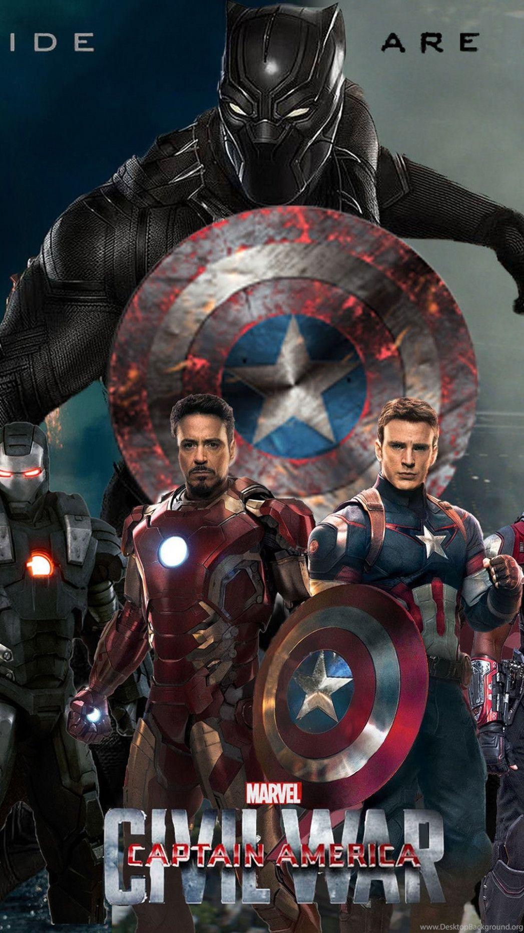 1047x1862 Captain America Civil War HD Wallpaper For iPhone
