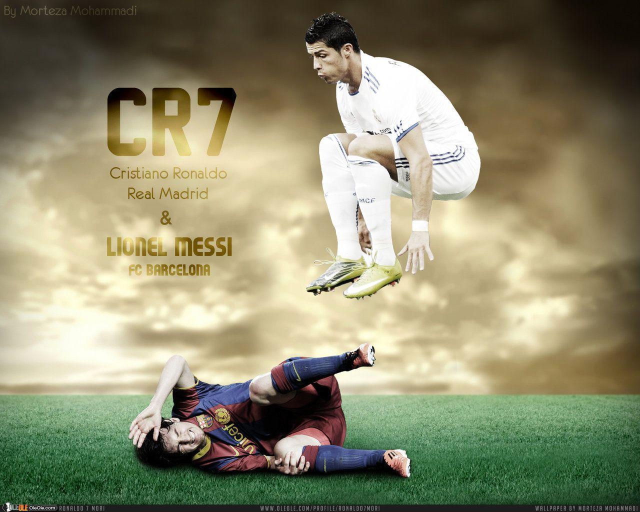 1280x1024 Cristiano Ronaldo 3D Image