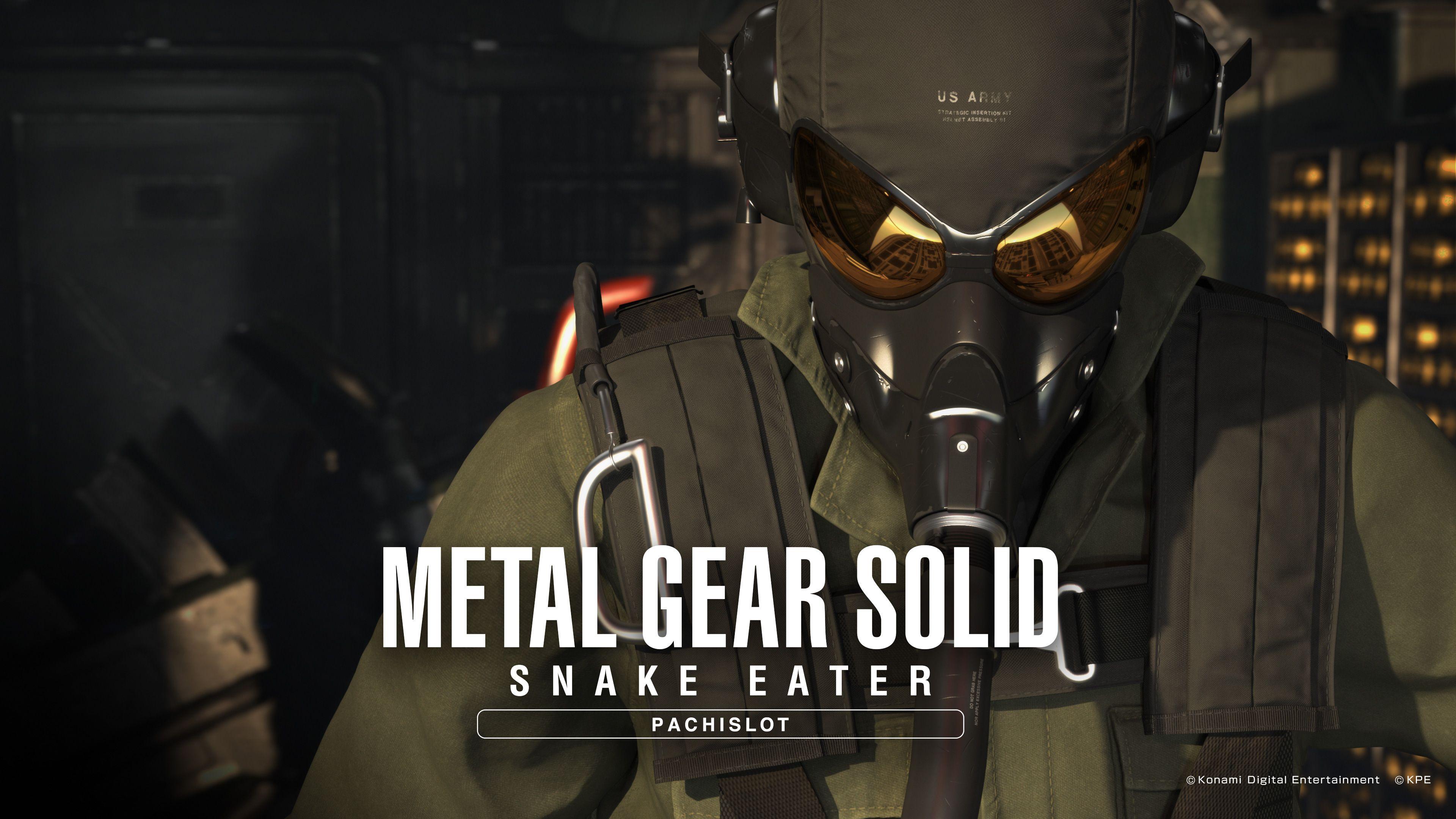 3840x2160 Official Metal Gear Solid Snake Eater Pachislot wallpaper released