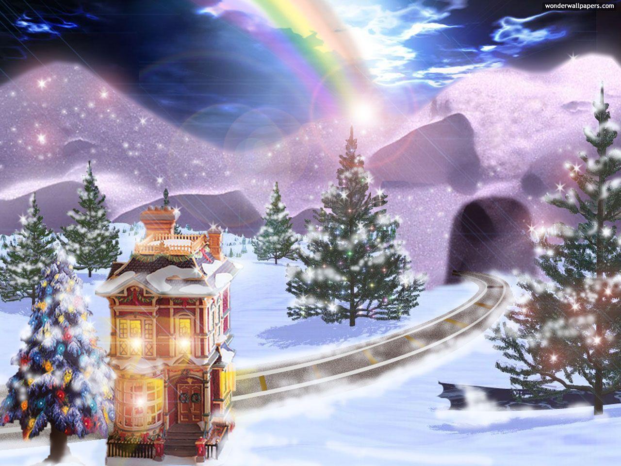 1280x960 image of animated christmas wallpaper. Crazy Frog Animated