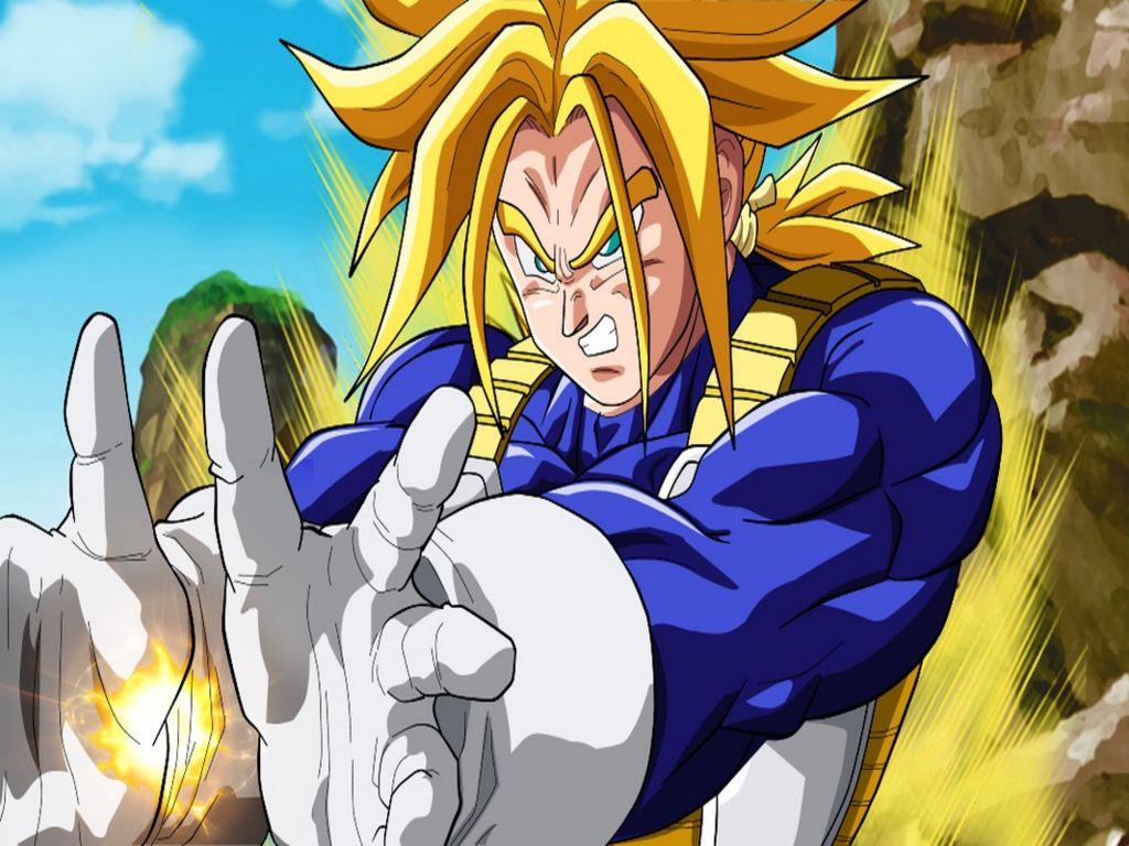 Trunks del futuro ssj rage  Dragon ball wallpapers, Anime dragon