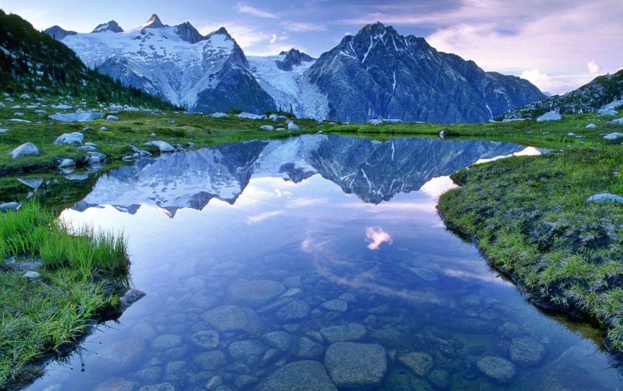 1280x804 Columbia Mountain River Grass wallpaper. Columbia Mountain River