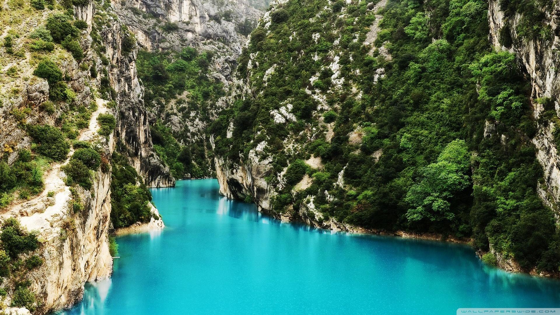 1920x1080 Fresh Mountain River De Sainte Croix, HD Wallpaper