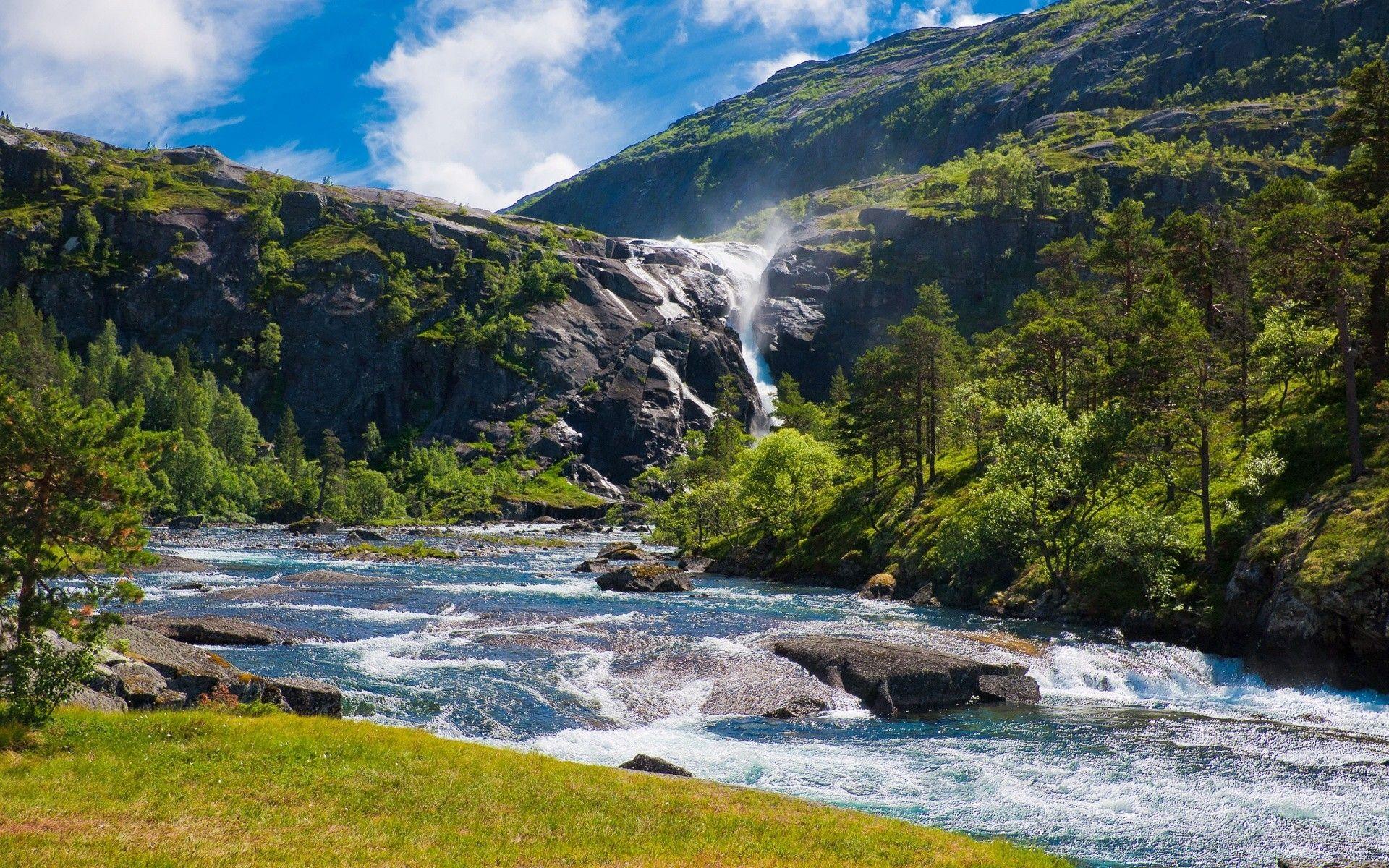 1920x1200 Mountain River