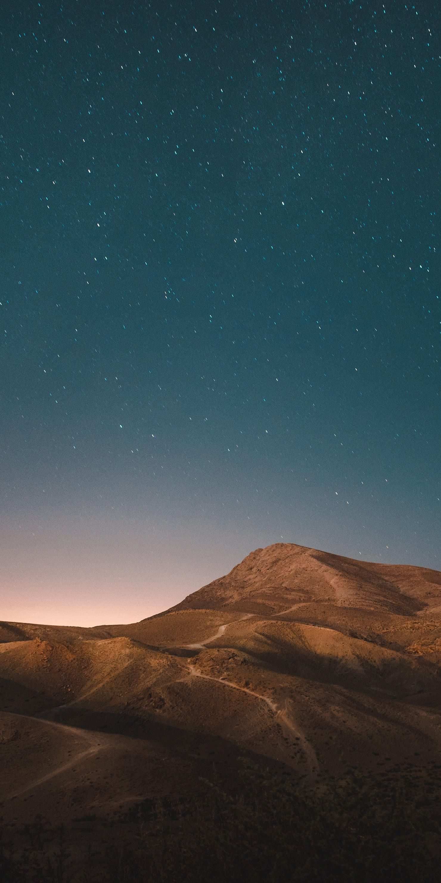 1480x2960 Night Moyntains Stars View from Earth iPhone Wallpaper. Mkbhd