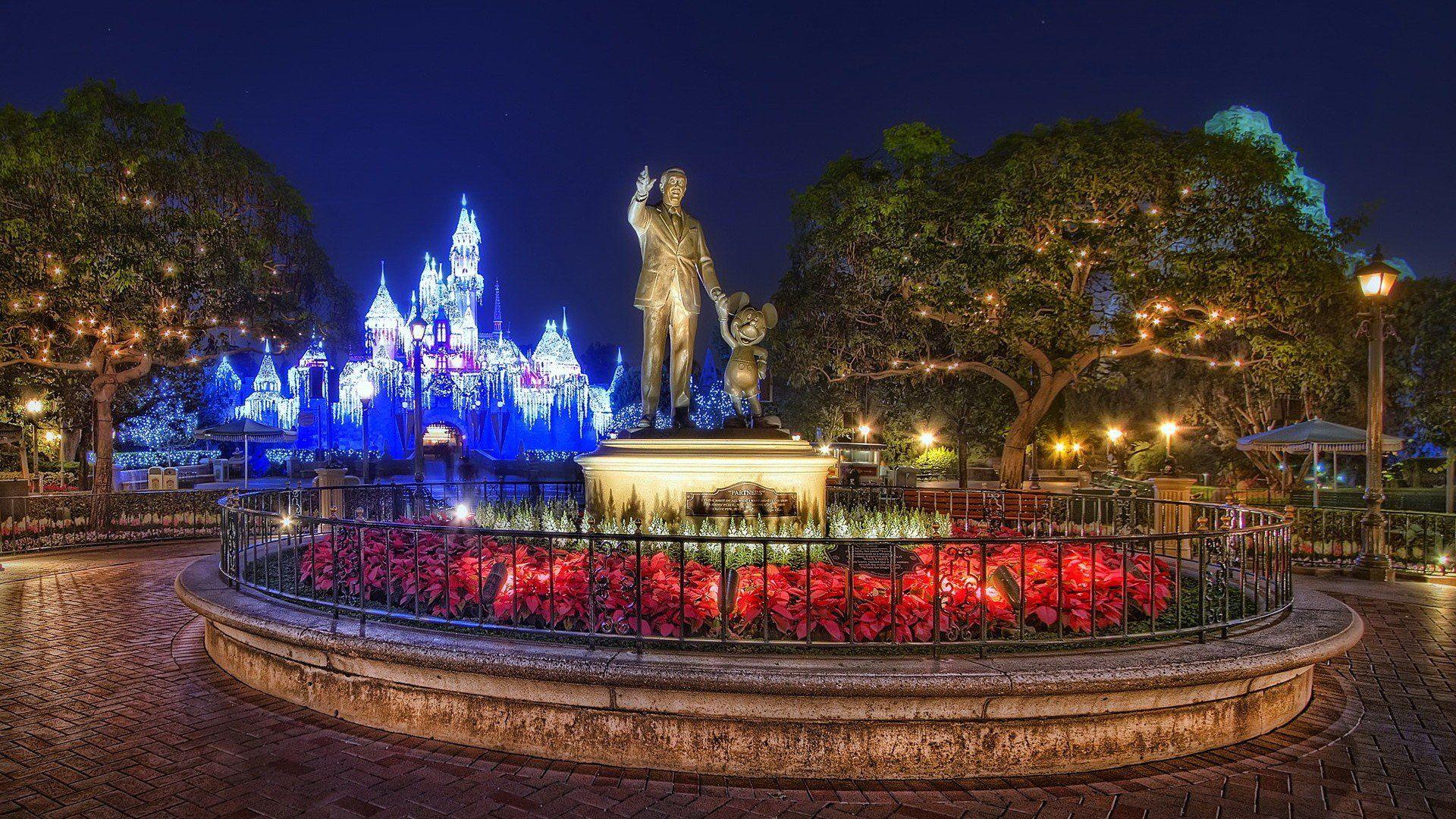 1920x1080 Simple Walt Disney World Wallpaper Trees Green Creative Classic