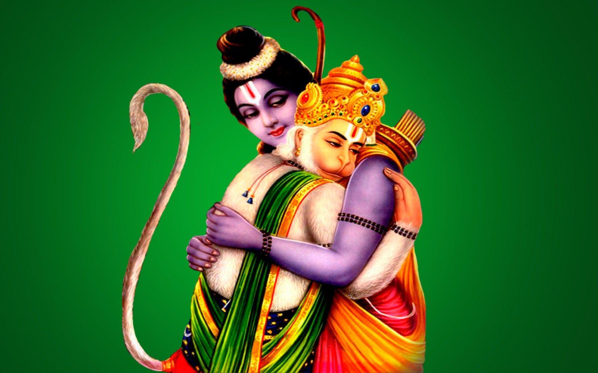 1920x1200 Panchmukhi Hanuman Wallpaper Rama And Hanuman, HD