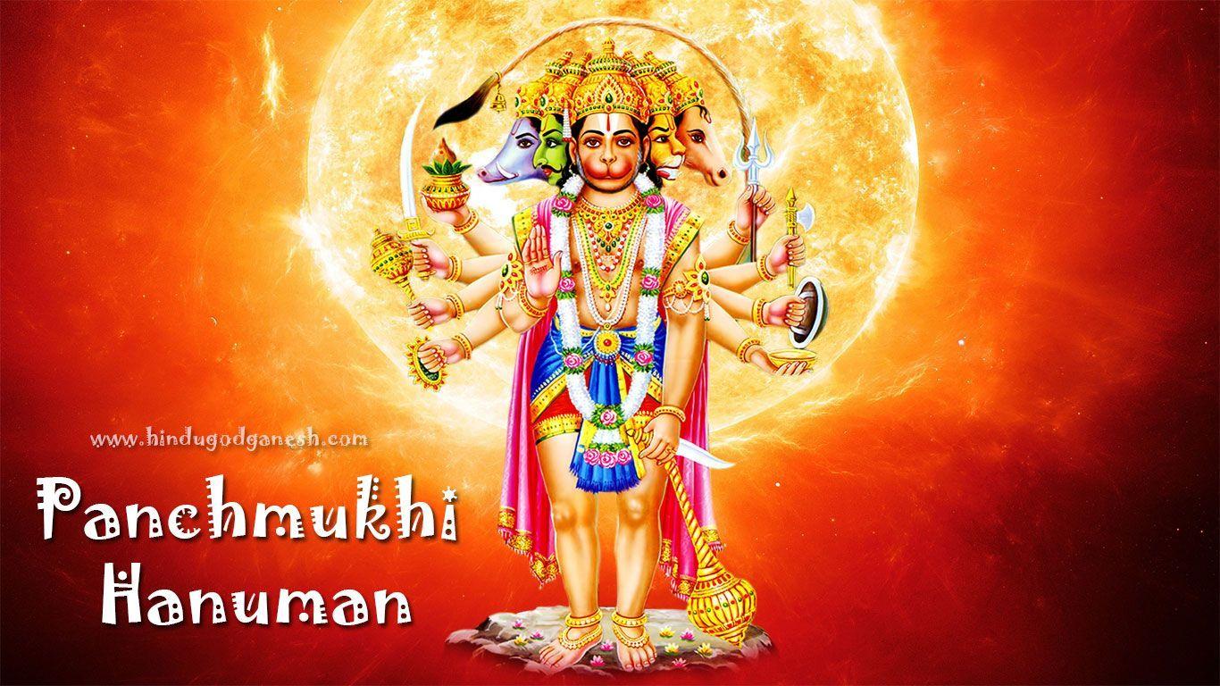 Best of Panchmukhi Hanuman Wallpapers -1366x768 Panchmukhi hanuman wallpaper full size. Hanuman wallpaper