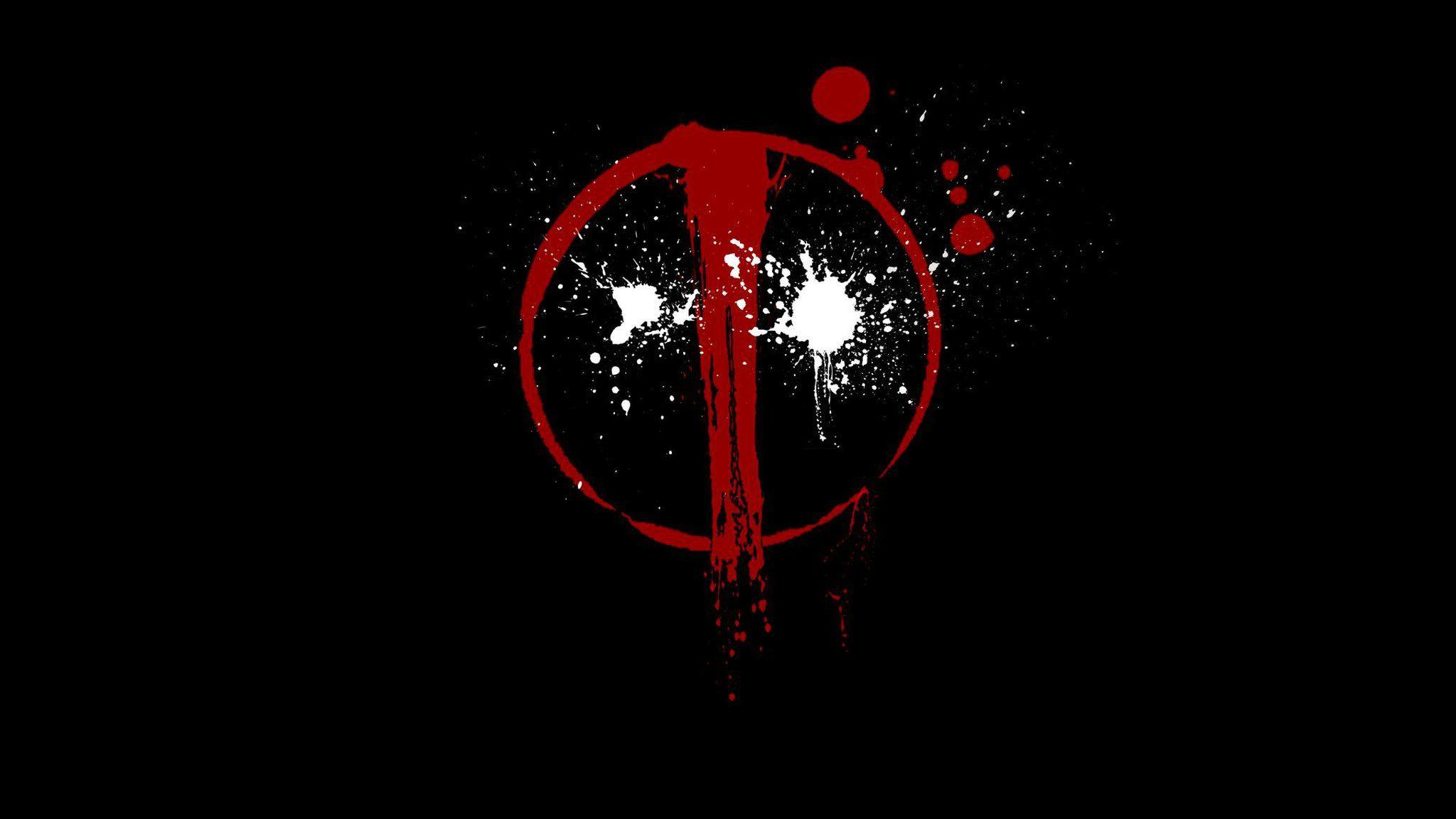 2048x1152 2K Shot Deadpool Logo Wallpaper : Movies Wallpaper for Phone