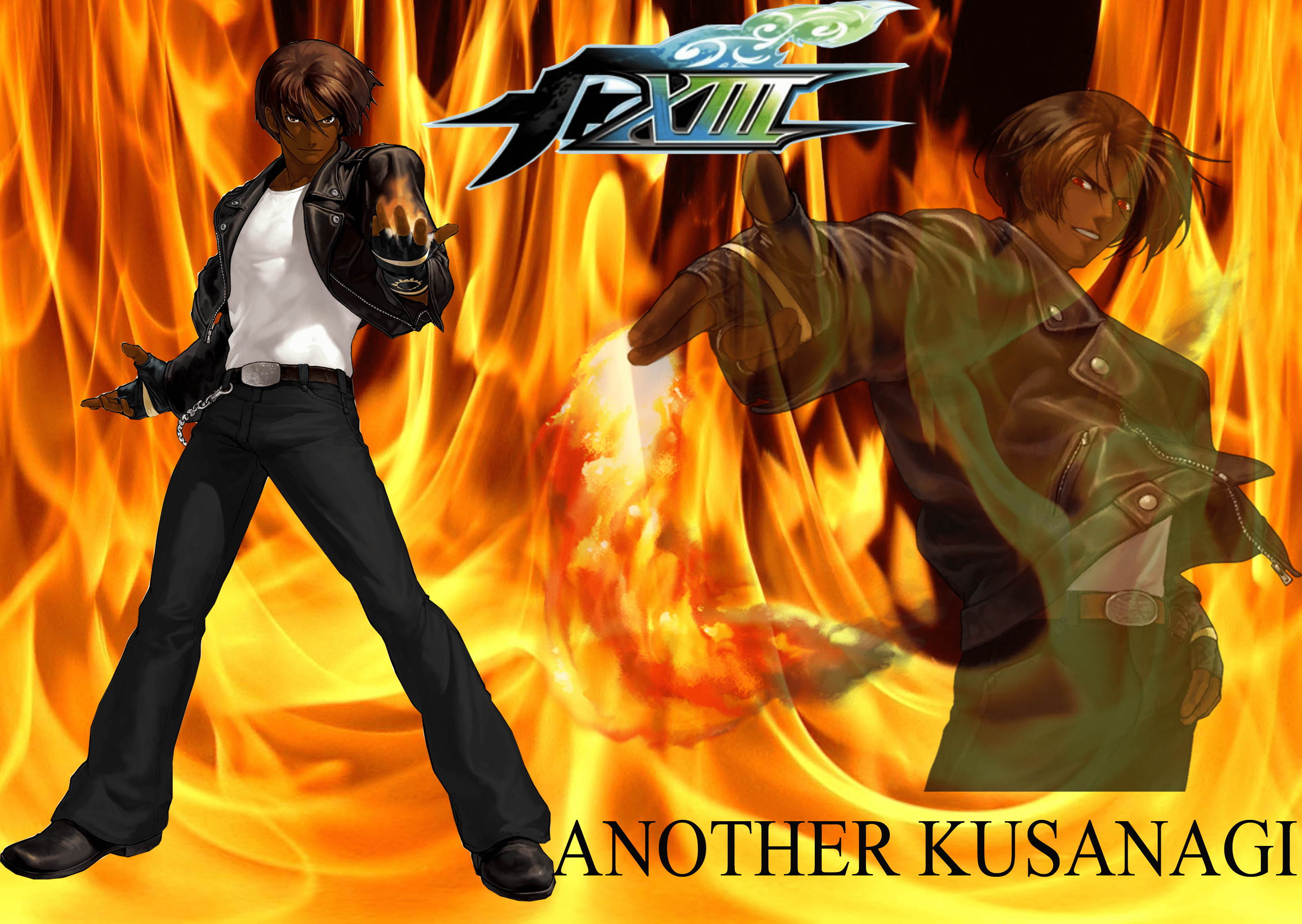 2950x2094 Free download Wallpaper Another Kusanagi MUGEN KOF XIII