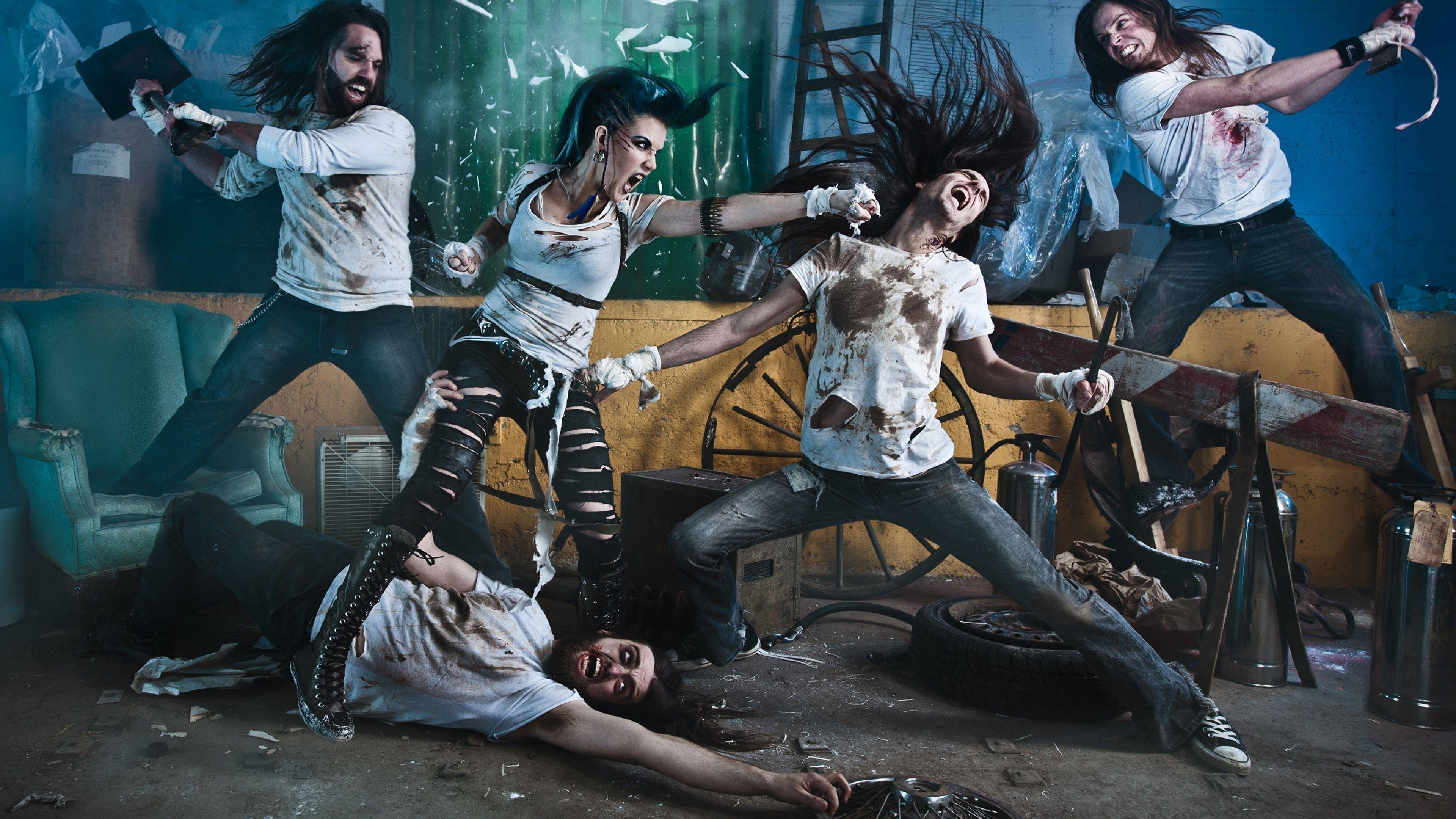 3840x2160 Download 3840x2160 The Agonist, Metal Band, Hardcore, Heavy Metal