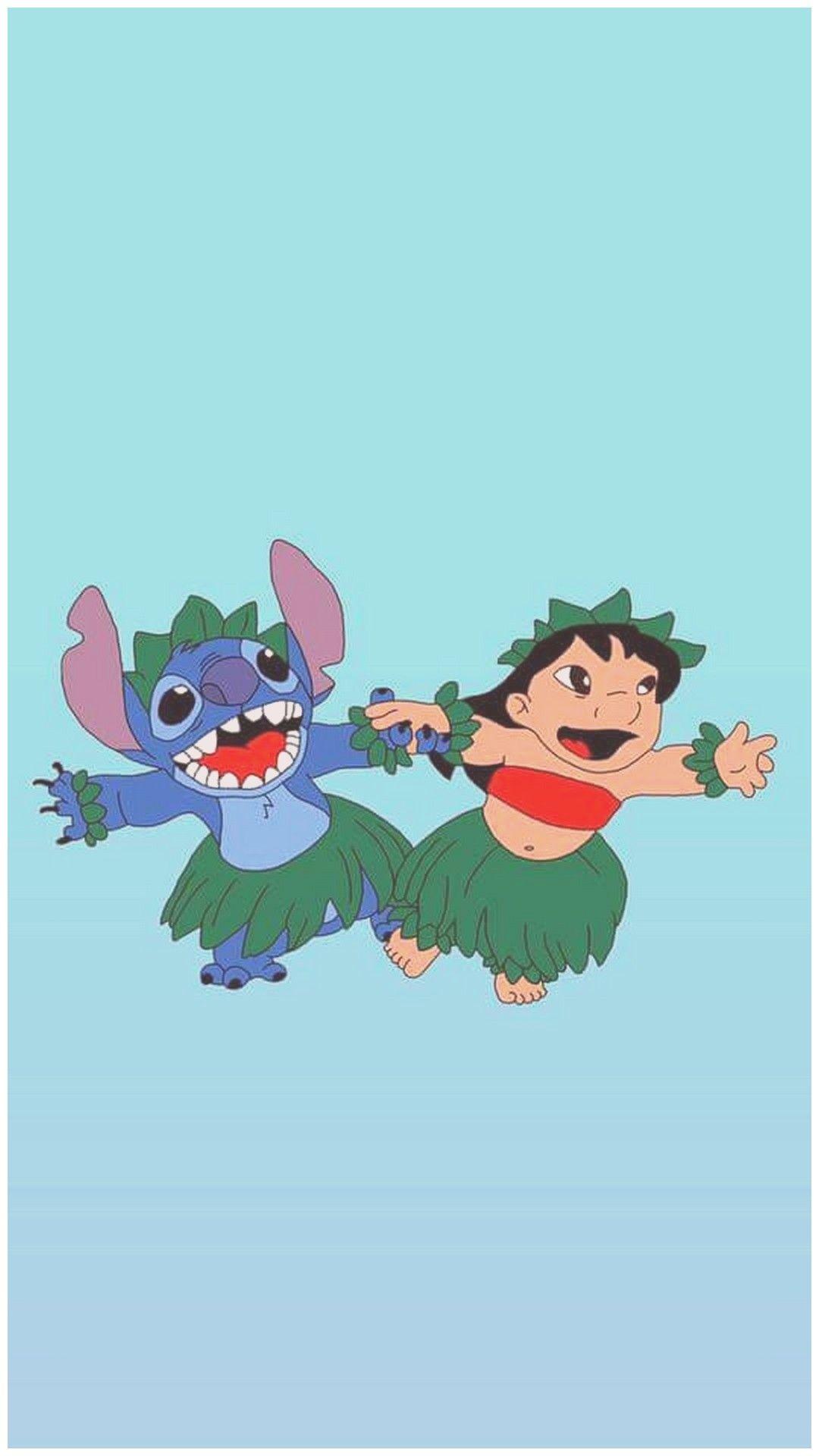 1080x1920 Disney iPhone Wallpaper Stitch And Stitch Dancing Png
