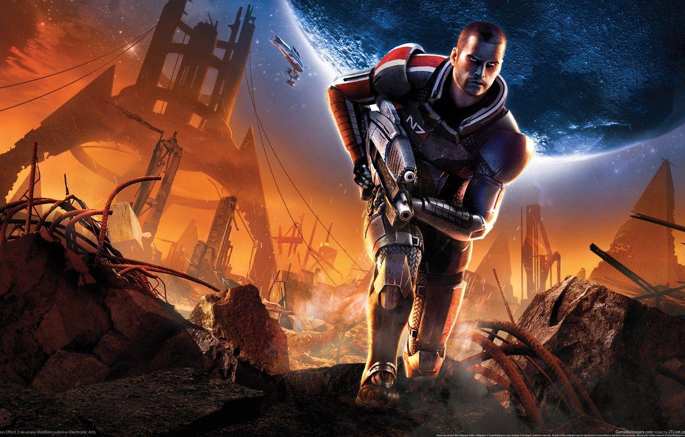 1332x850 Wallpaper weapons, The ruins, mass effect - for desktop