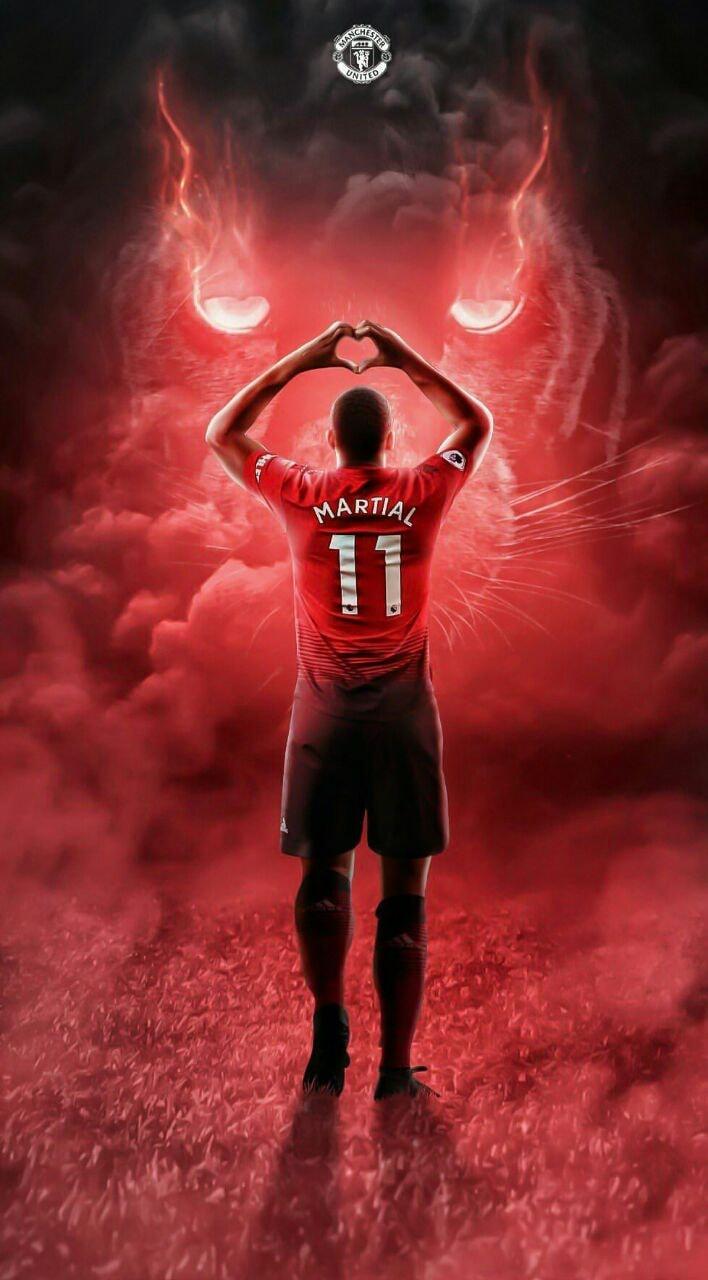 708x1280 Anthony Martial HD Mobile Wallpaper at Manchester United. Man