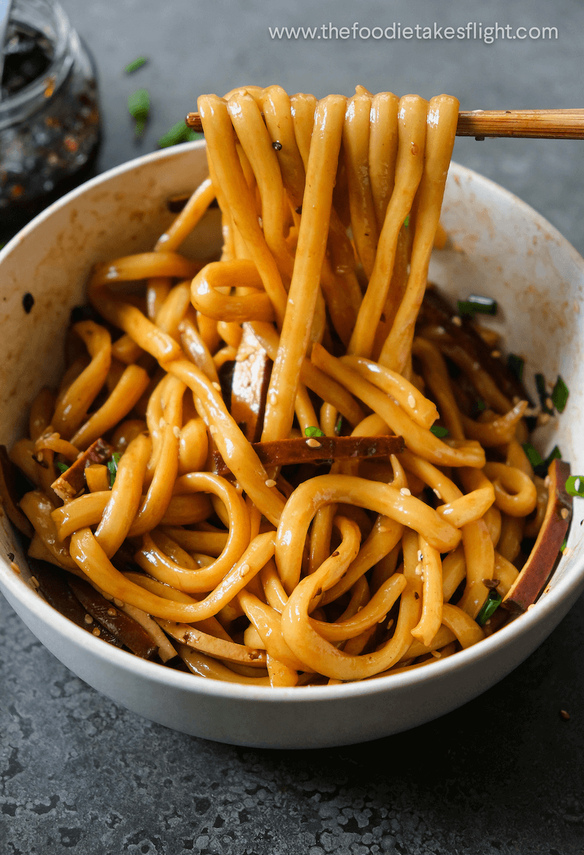 837x1224 Easiest 1 Bowl Shoyu Udon (Soy Sauce Noodles)