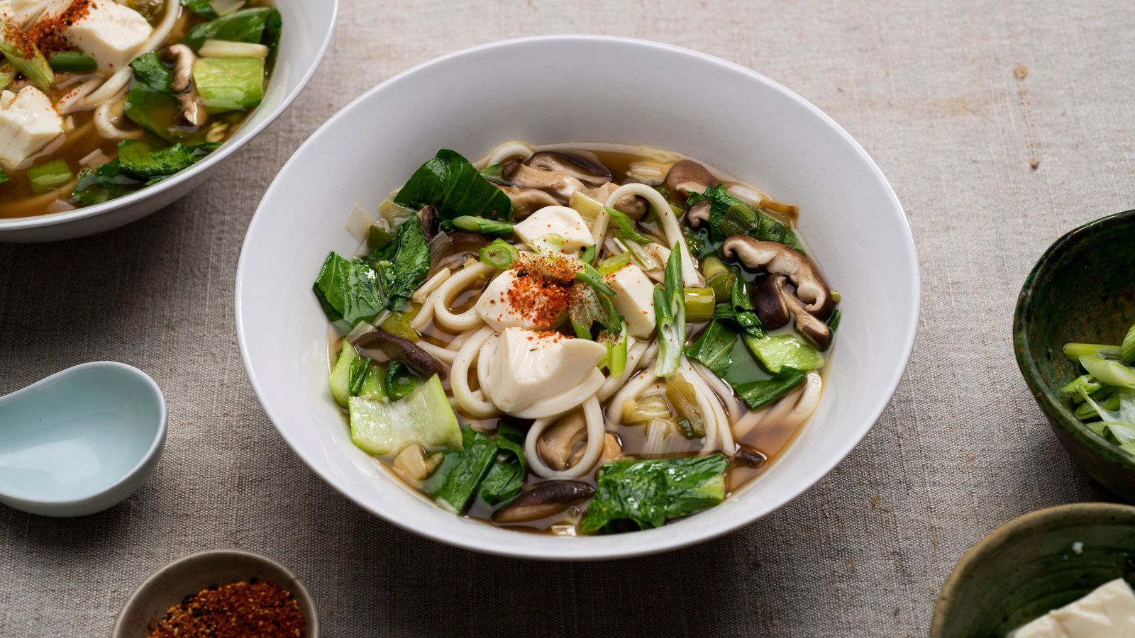 1600x900 Bouncy Noodles, Bright Greens, Quick Broth: A Perfect Bowl