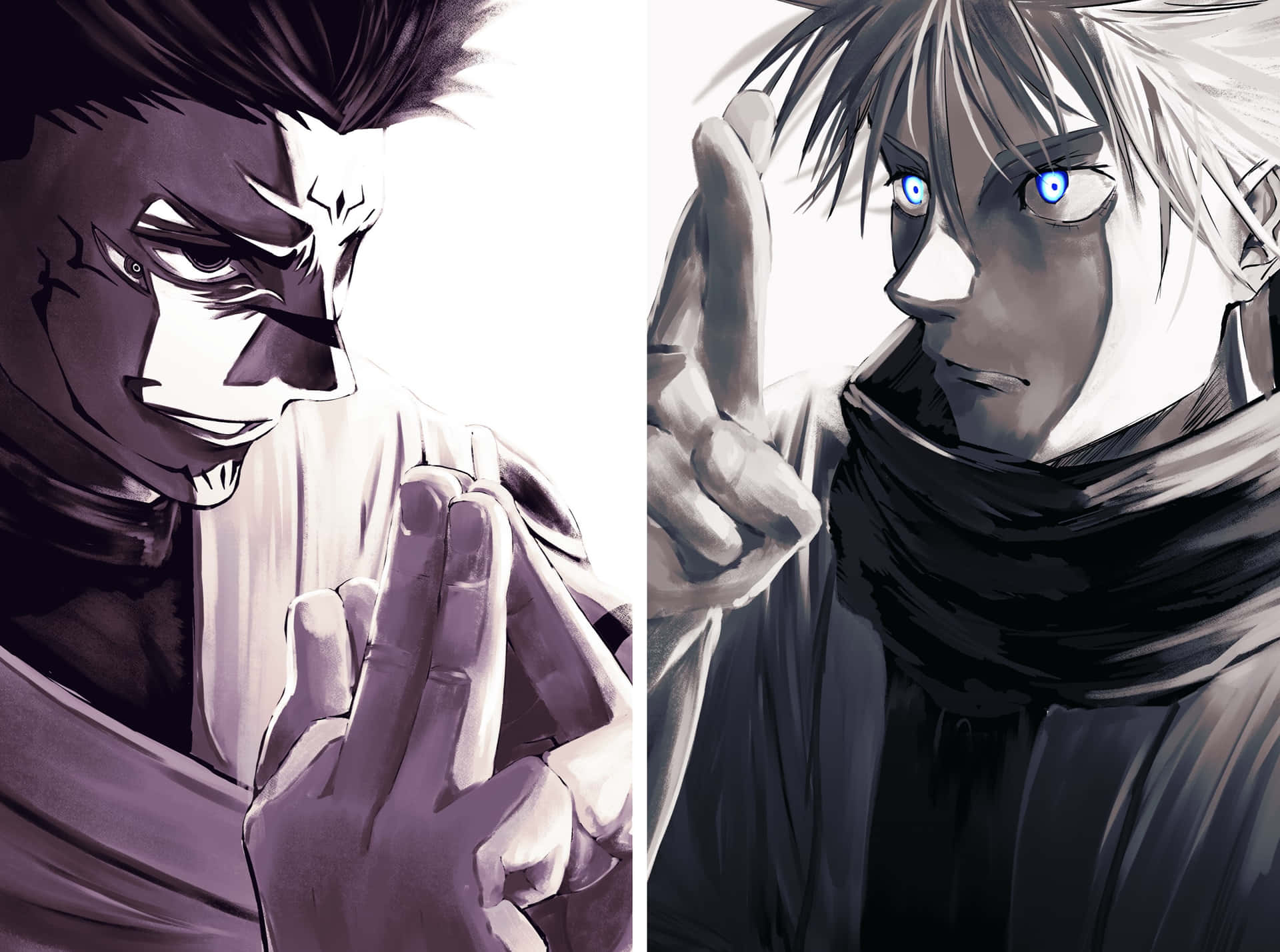1920x1428 Gojo Vs Sukuna Wallpaper