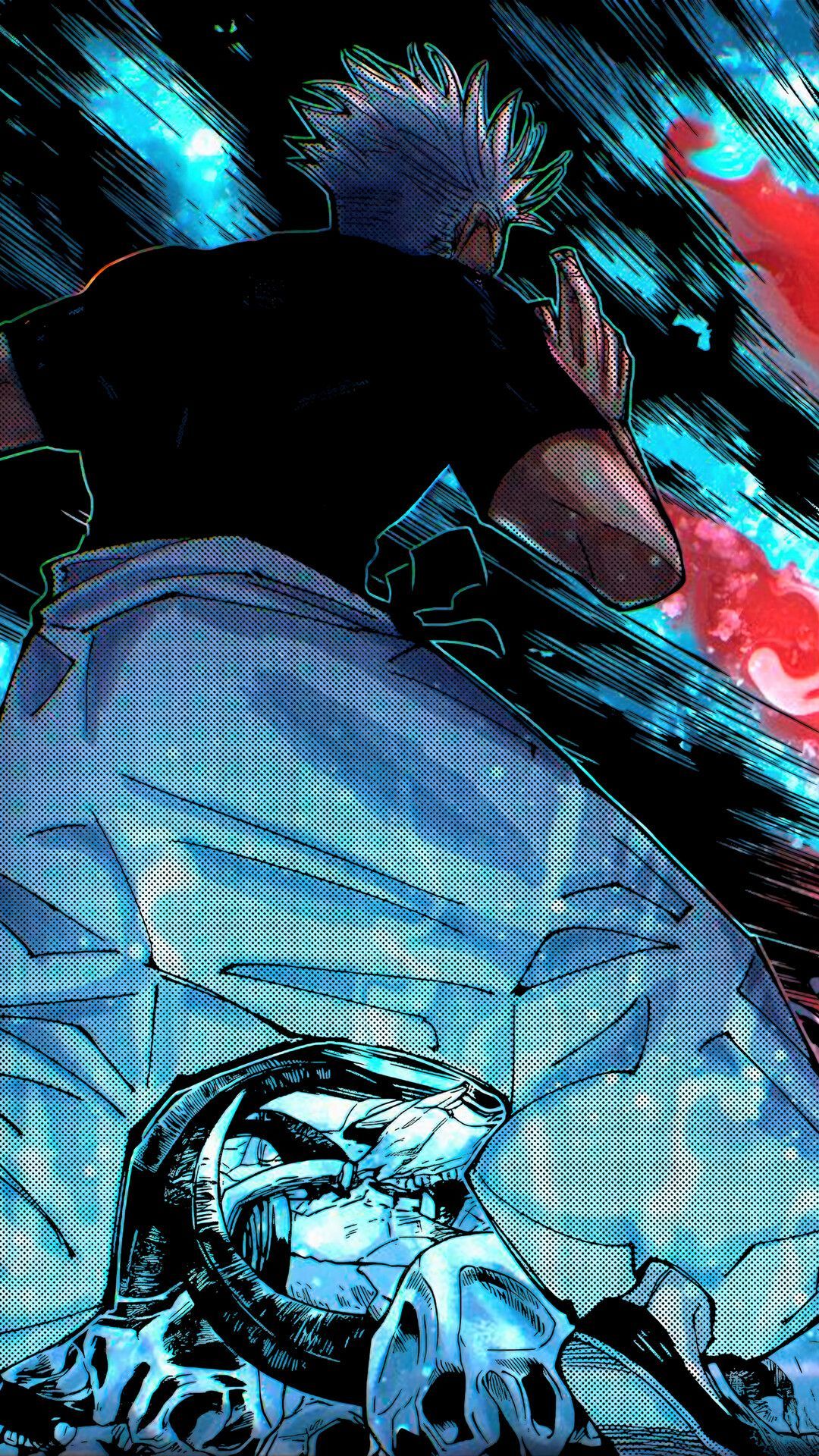 1080x1920 Gojo vs. Sukuna Jujutsu Kaisen 4K Wallpaper iPhone HD Phone