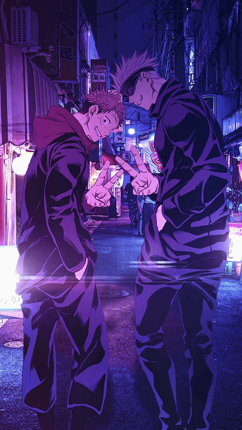 800x1422 HD aesthetic gojo wallpaper